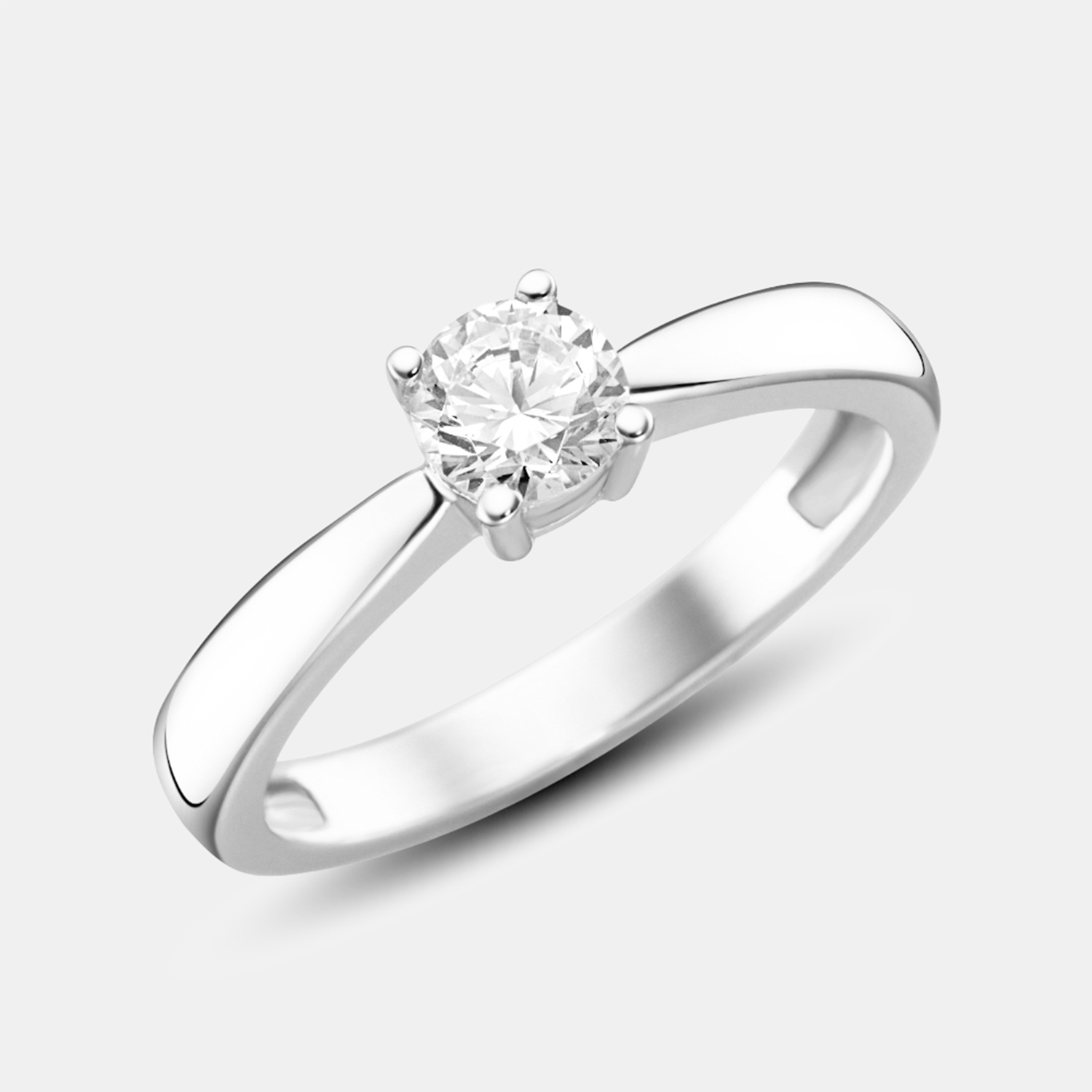 Jörg Hammer Solitär Ring Classic Weißgold 0,25 ct. – Ringweite 54 Produktbild main 0