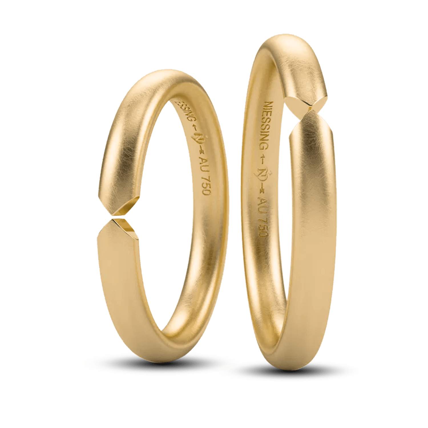 Niessing Trauring Unita Classic Yellow Satin 750 Größe 55 Niessing Trauring Unita Classic Yellow Satin 750 Größe 55