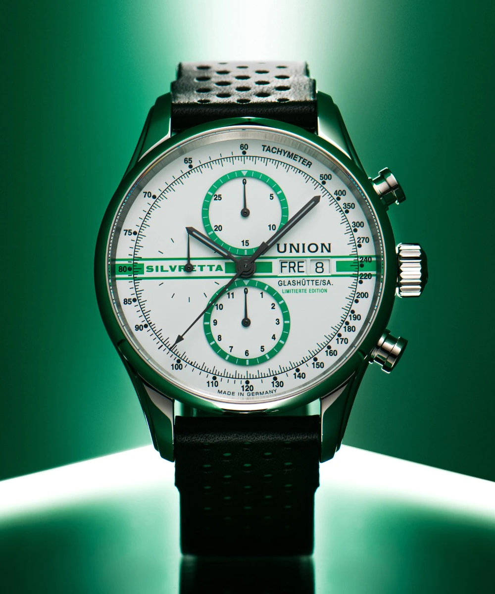 UNION Glashütte Viro Chronograph Silvretta Classic 2022 Limited Edition Produktbild main 3
