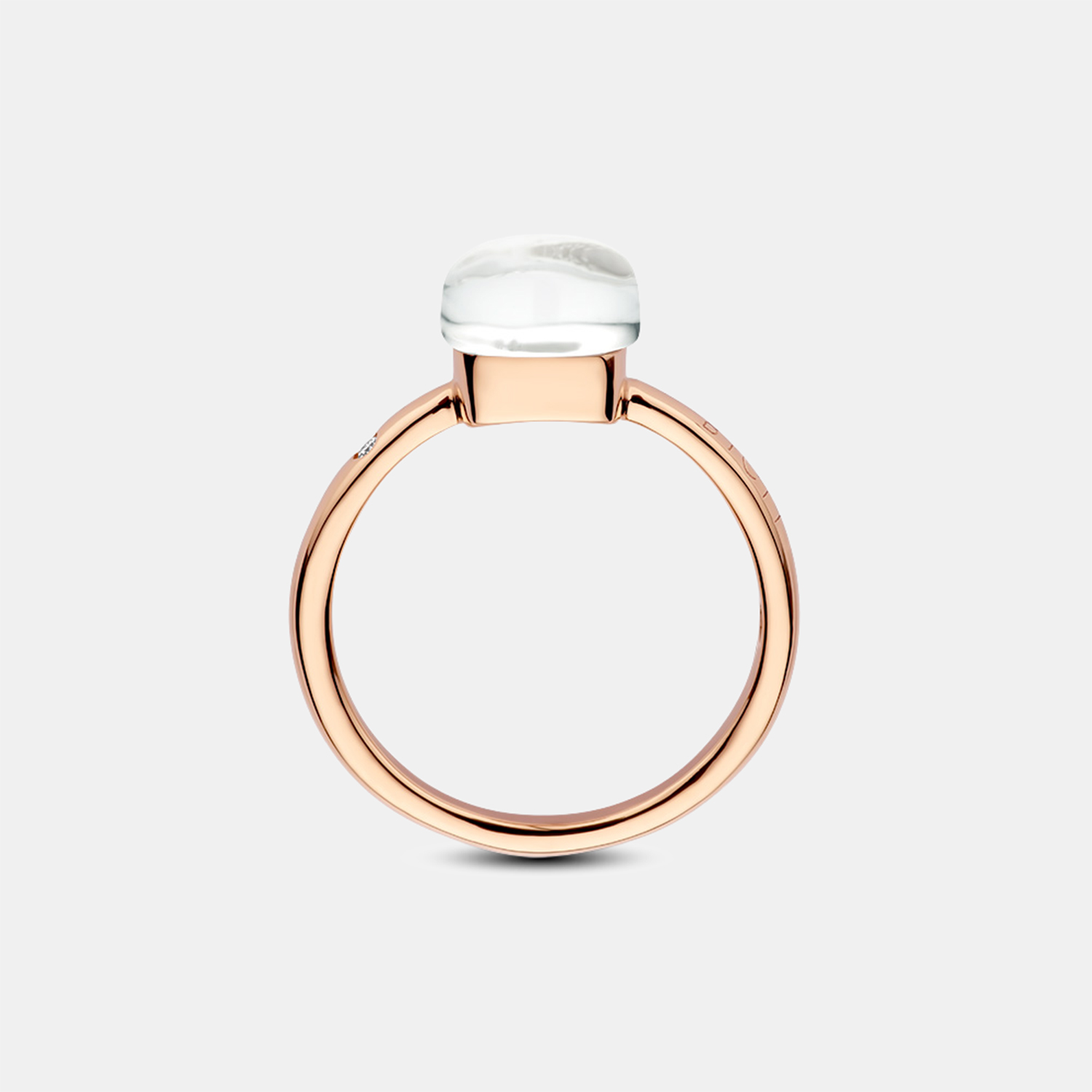 Bigli Mini Sweety Ring Klein mit Bergkristall – Ringweite 57 Produktbild main 1