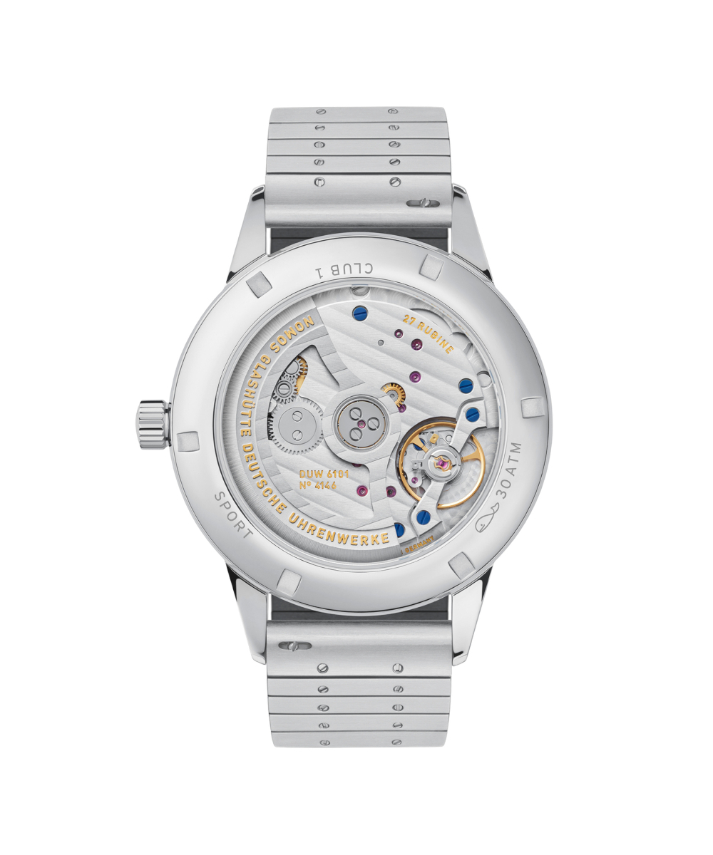 NOMOS Glashütte Club Sport Neomatik 42 Datum Schwarz Produktbild main 1