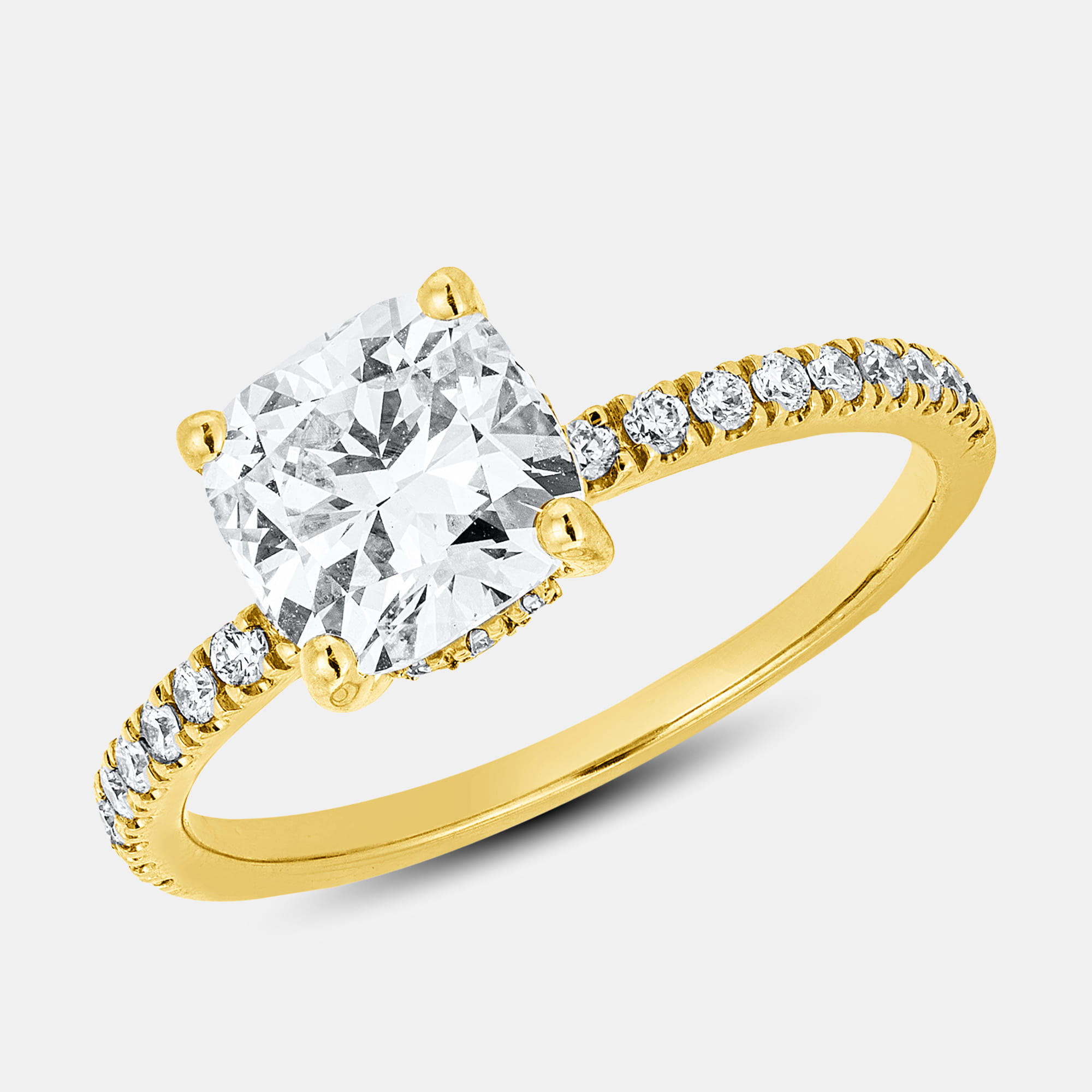 ALTHERR Diamonds Ring Cush 585 Gelbgold 0,75 ct. – Lab-grown Diamant – Ringweite 57 Produktbild main 0