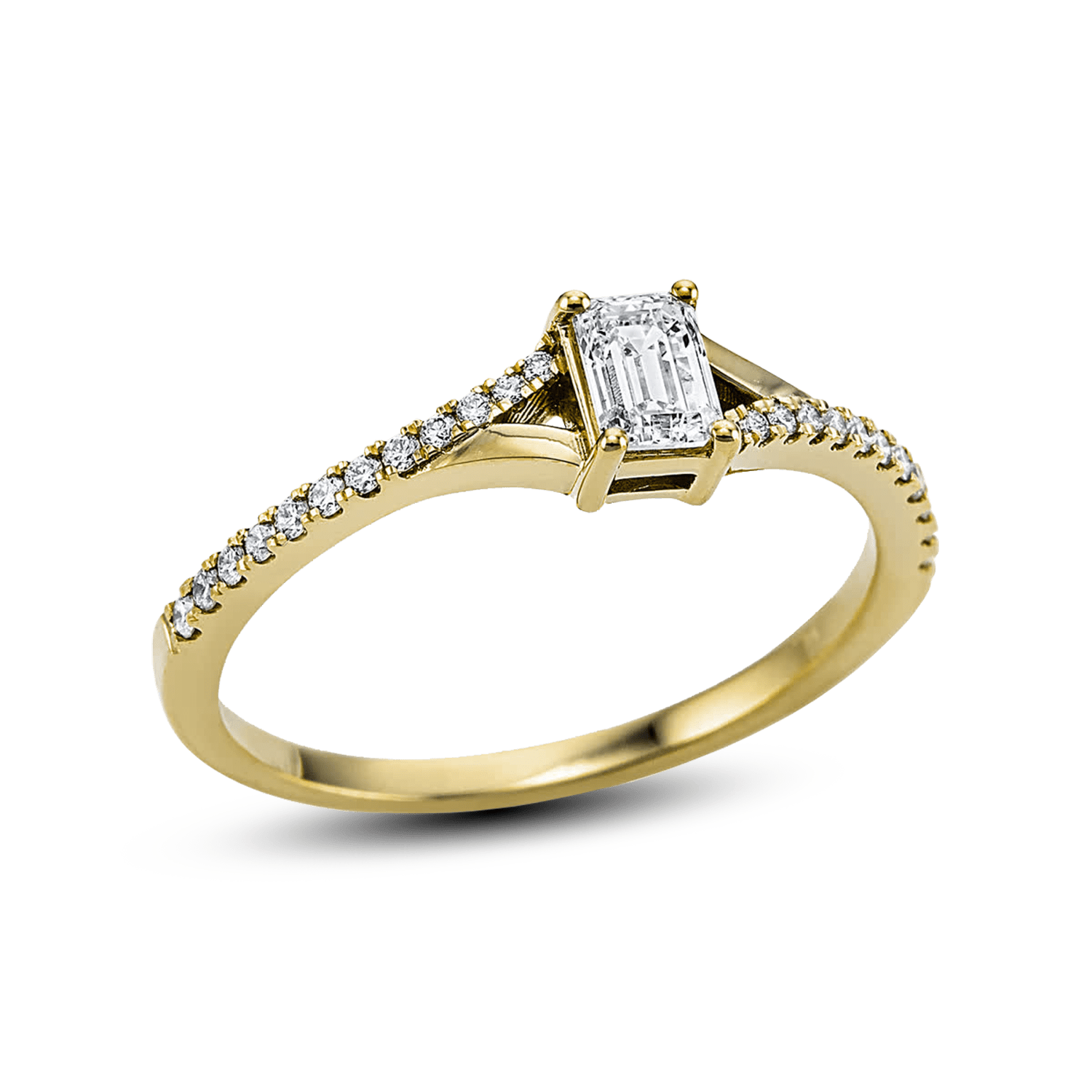 ALTHERR Diamonds Solitaire Ring Baguette 0,42 ct. Größe 52 ALTHERR Diamonds Solitaire Ring Baguette 0,42 ct. Größe 52