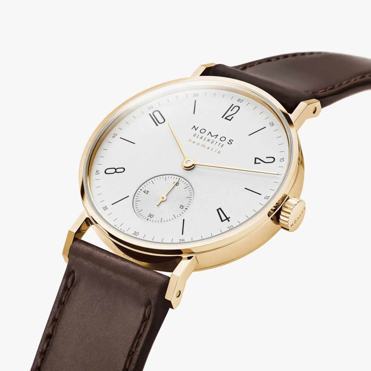 NOMOS Glasshütte Tangente Gold Neomatik Doré Produktbild main 2