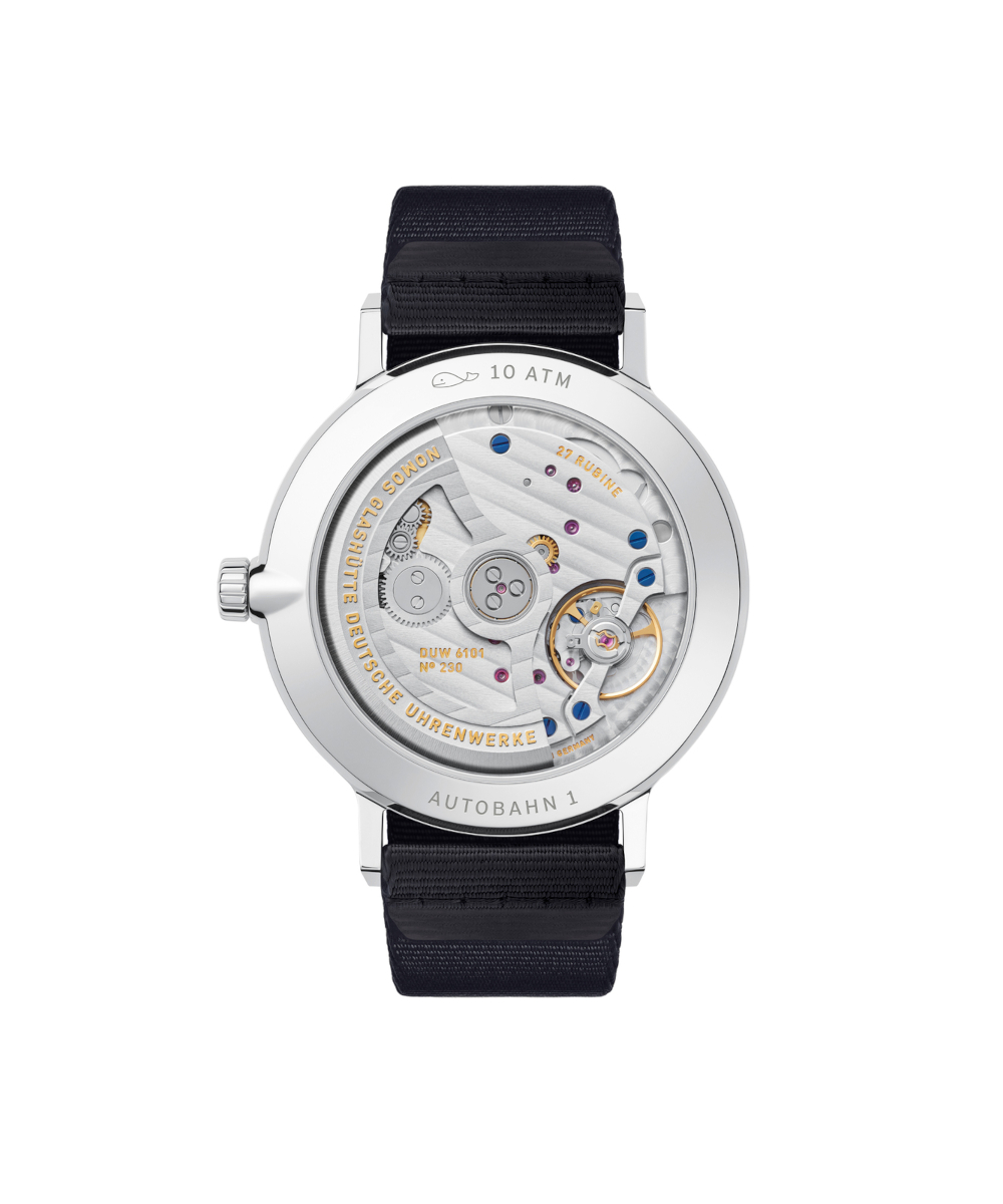 NOMOS Glashütte Autobahn neomatik 41 Datum nachtblau Produktbild main 4