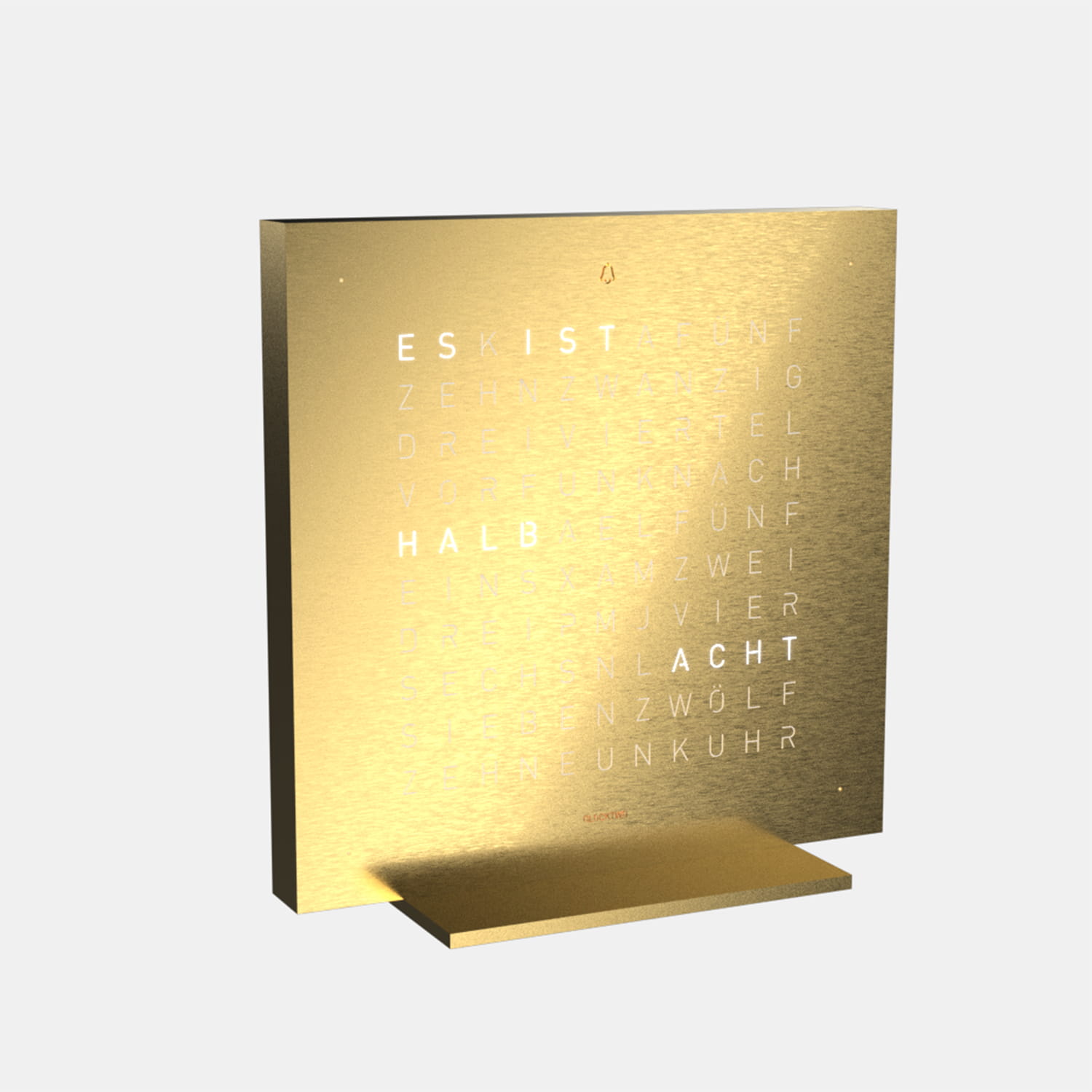 QLOCKTWO EARTH 13.5 Golden Legend Produktbild main 1