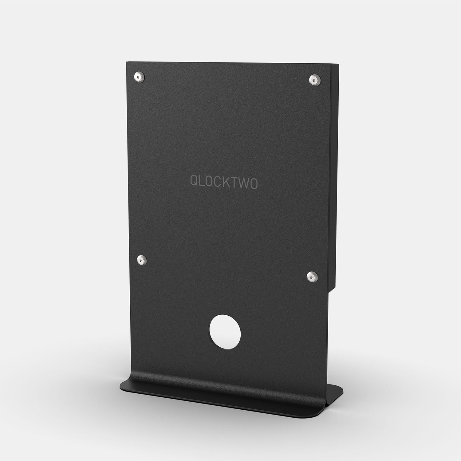 QLOCKTWO EARTH 45 STAND – Schwarz Produktbild main 2