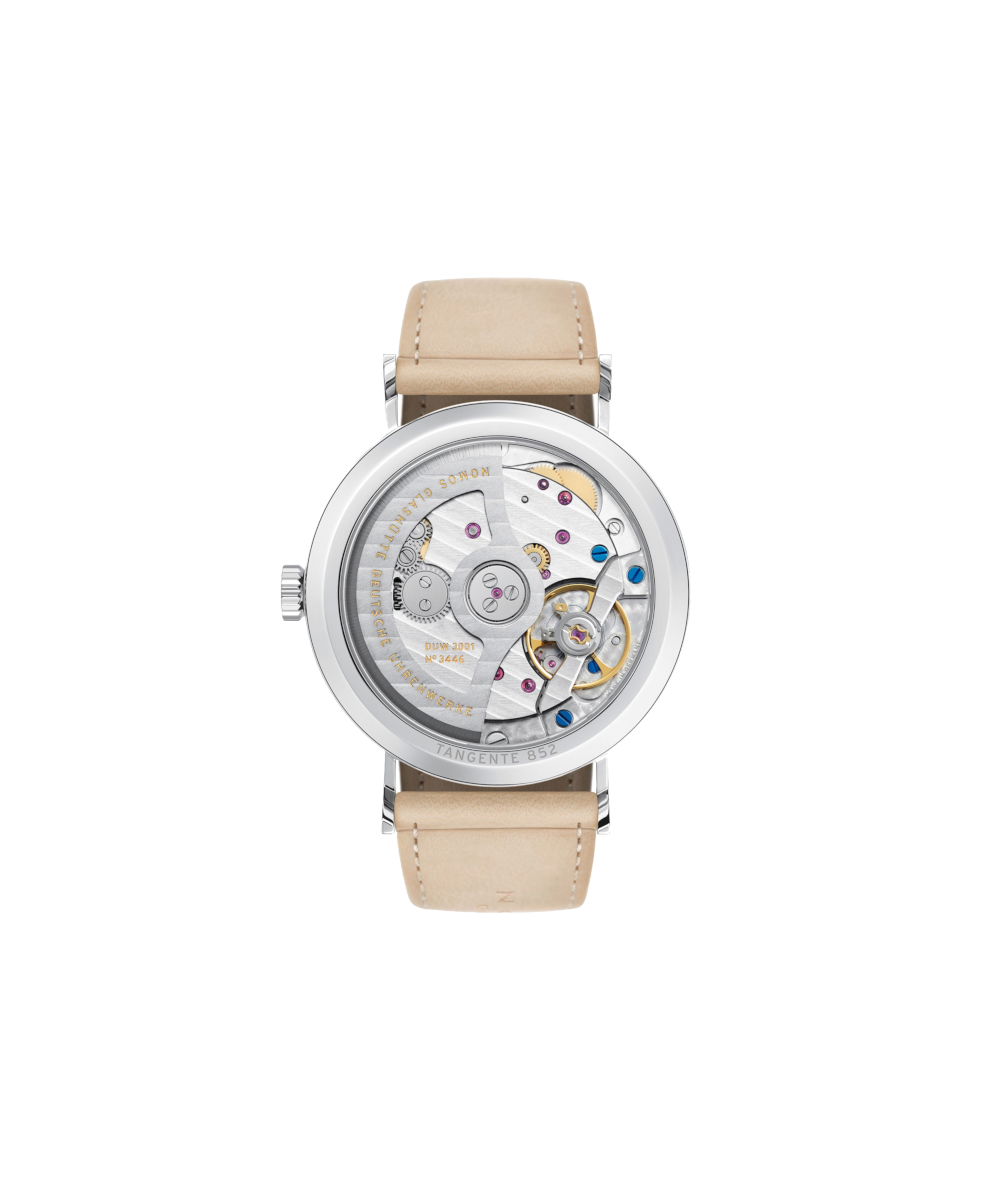 NOMOS Glashütte Tangente Neomatik Champagner Stahlband Produktbild main 3