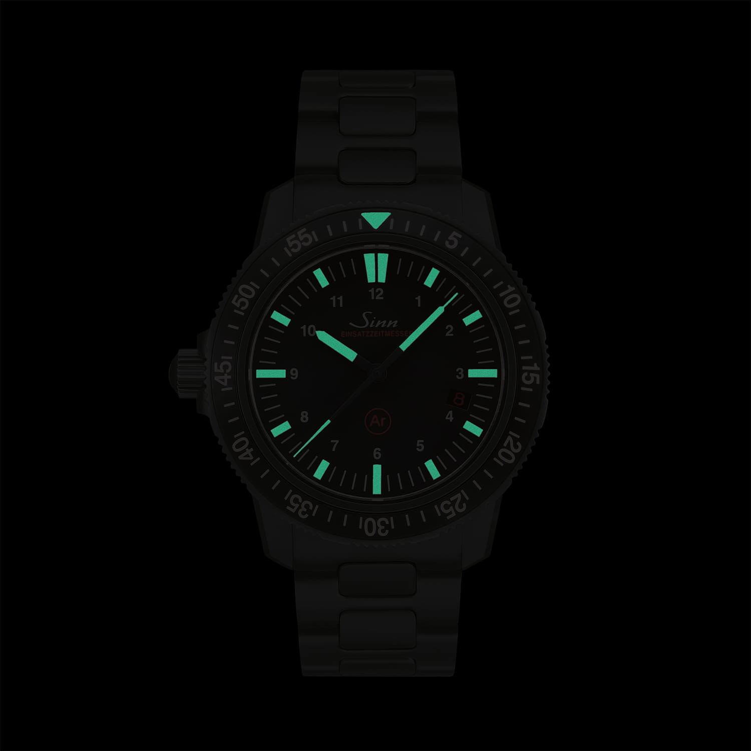 Sinn EZM 3 S – Silikonband Schwarz Produktbild main 4