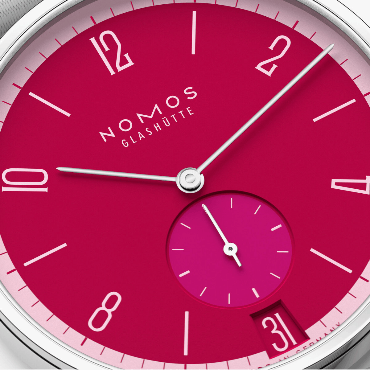 NOMOS Glashütte Tangente 38 Datum Chili Produktbild main 3