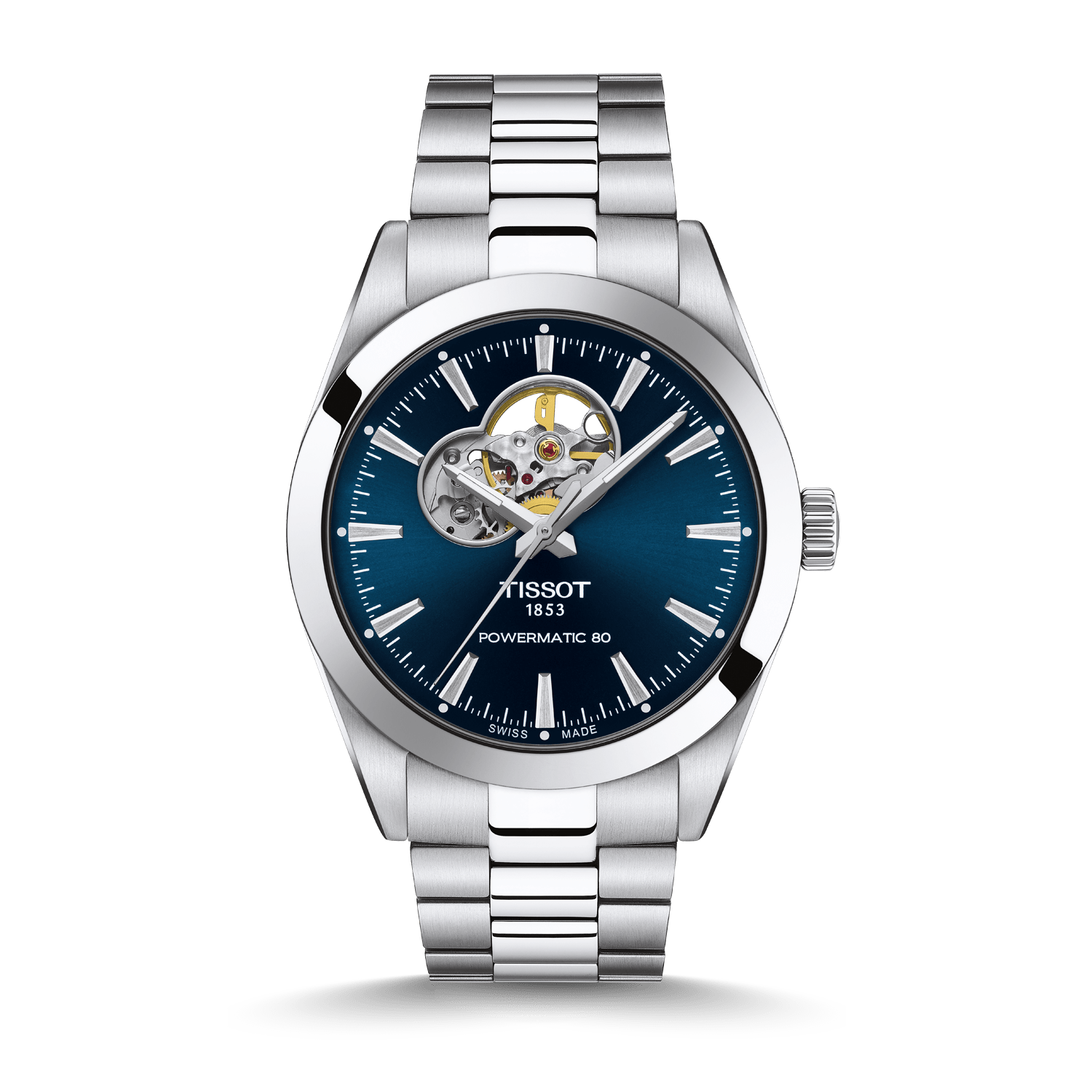 Tissot Gentleman Powermatic 80 Open Heart Produktbild main 0