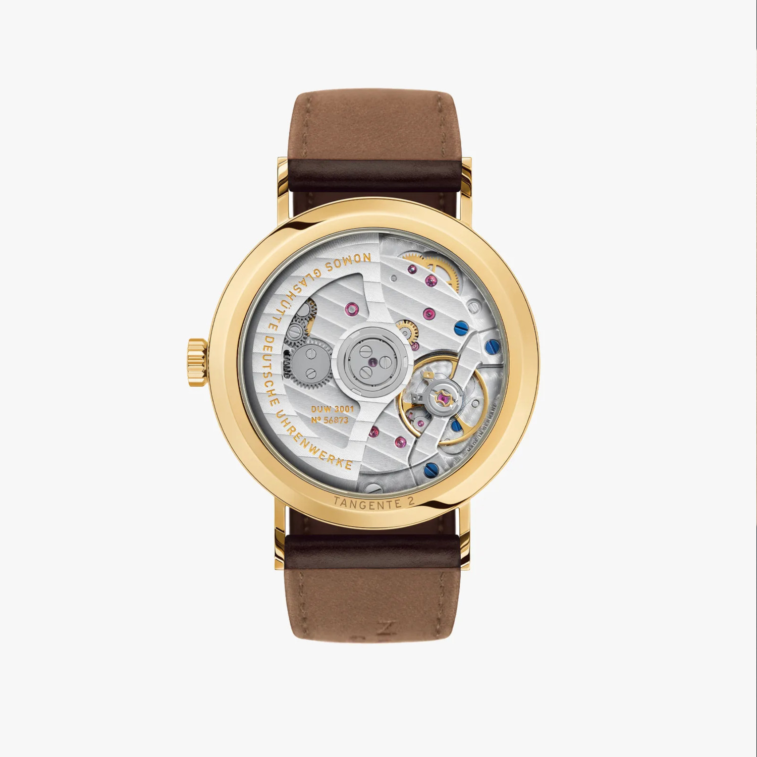 NOMOS Glasshütte Tangente Gold Neomatik Doré Produktbild main 1
