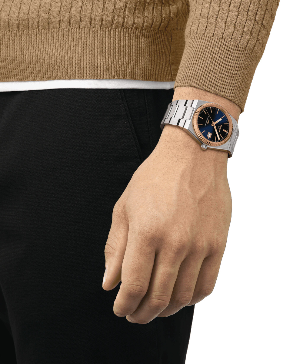 Tissot PRX Powermatic 80 Stahl & 18K Gold Produktbild main 2