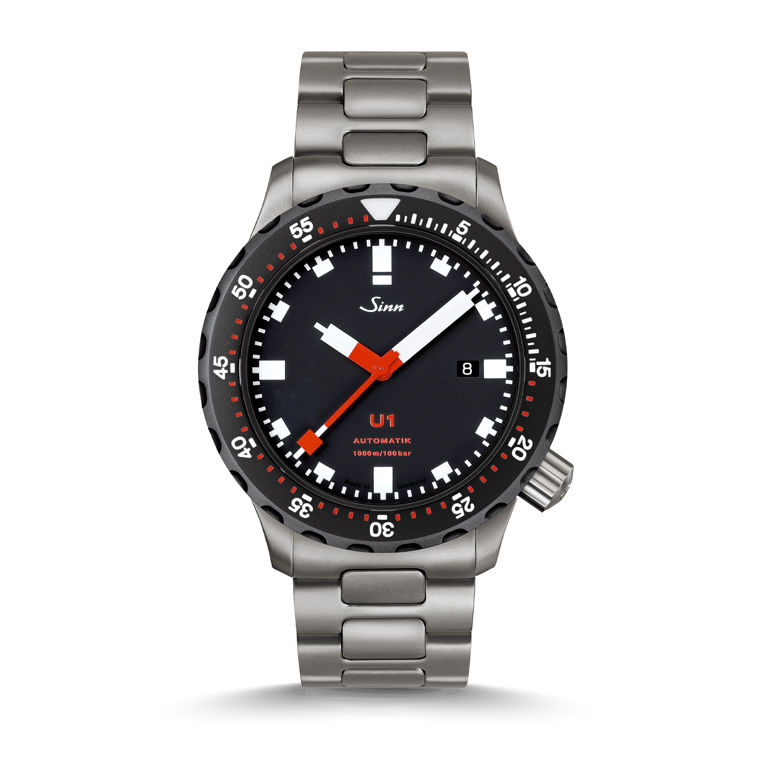Sinn U1 SDR mit TEGIMENT-Option – Metallarmband H-Link Produktbild main 0