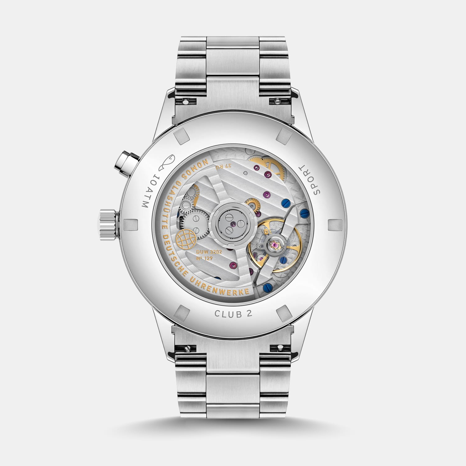 NOMOS Glashütte Club Sport neomatik Weltzeit dark Produktbild main 1
