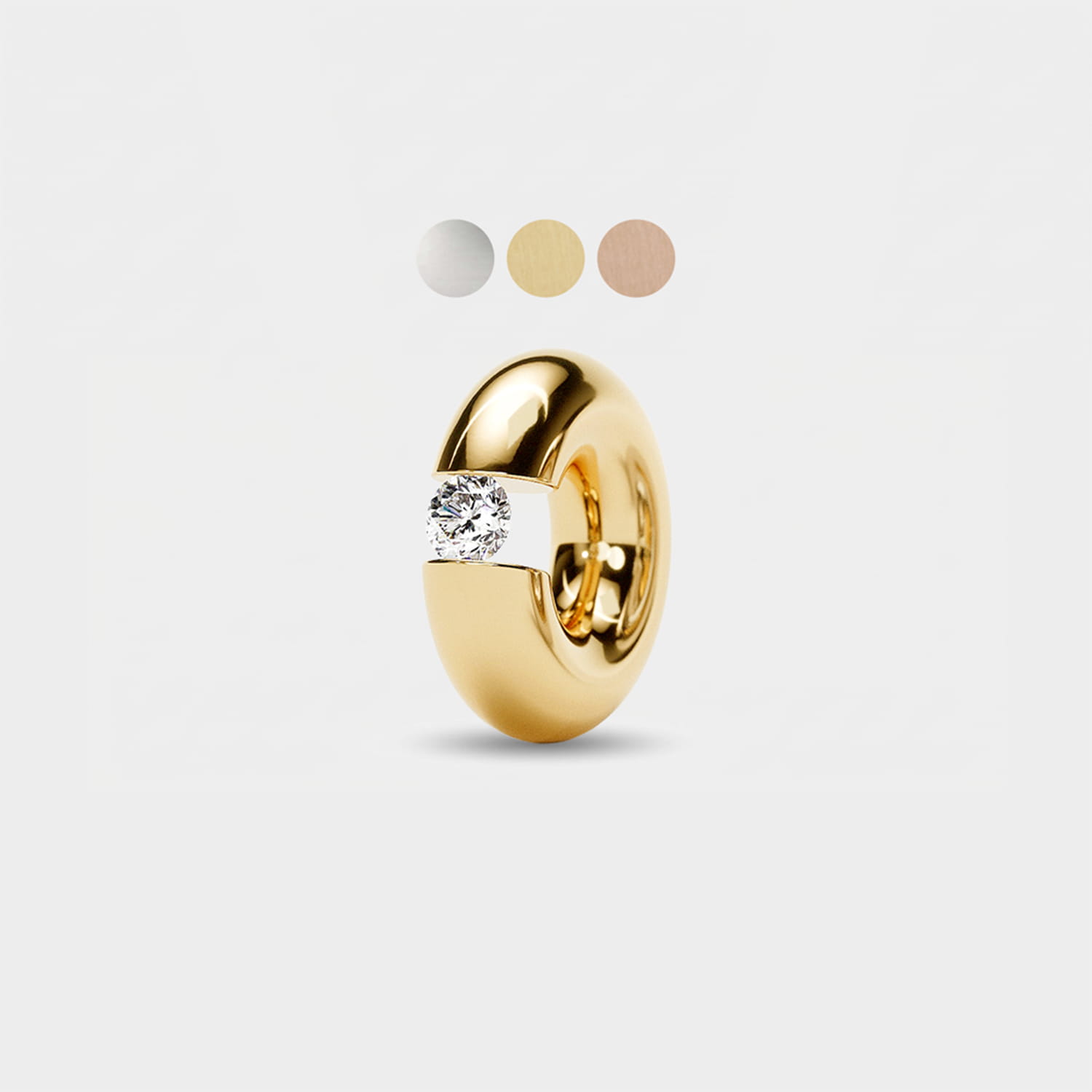 NIESSING Colette C Spannring® – 0,01 ct. Classic Red Produktbild main 0