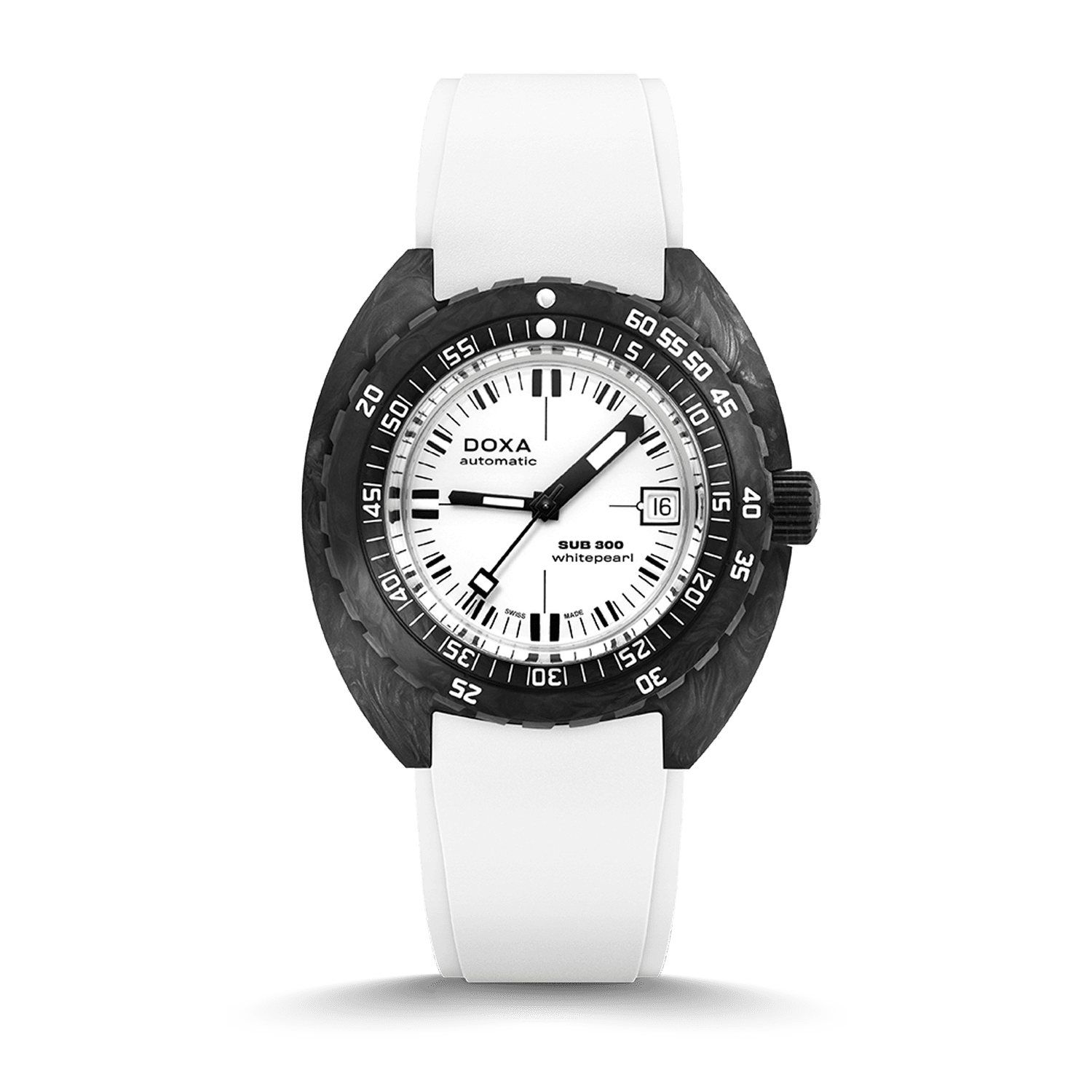 Doxa Sub 300 Carbon Whitepearl