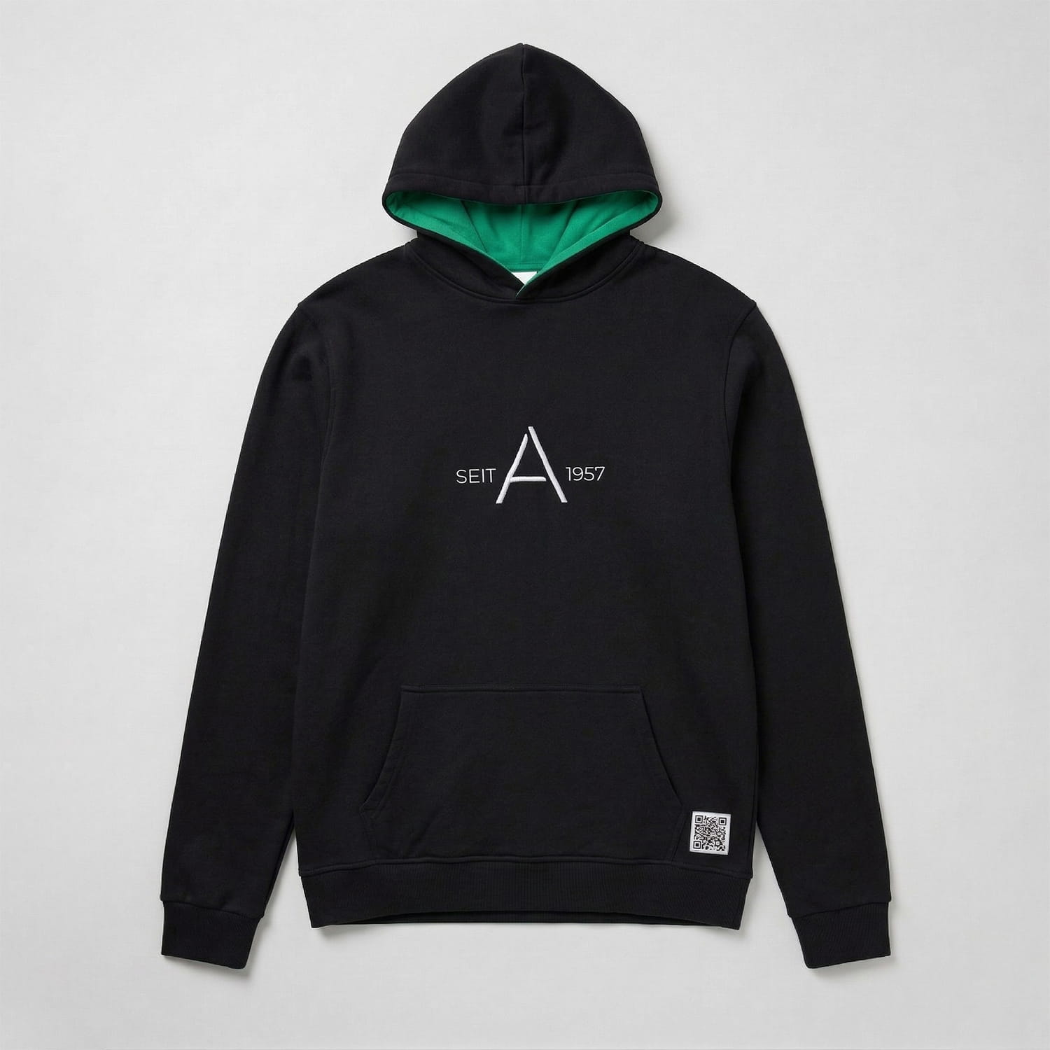 ALTHERR Hoodie Schwarz – Größe S Produktbild main 0