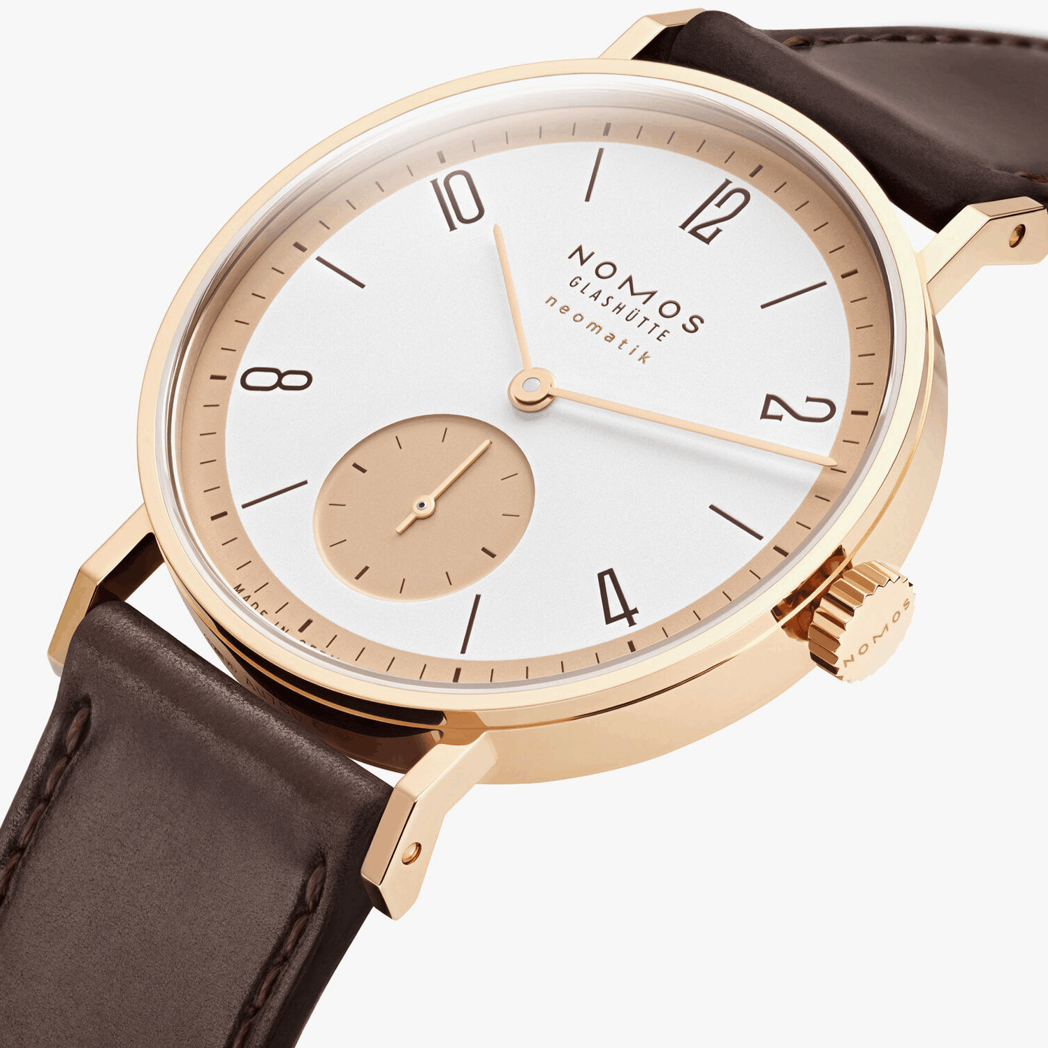 NOMOS Glashütte Tangente Roségold Neomatik Produktbild main 4