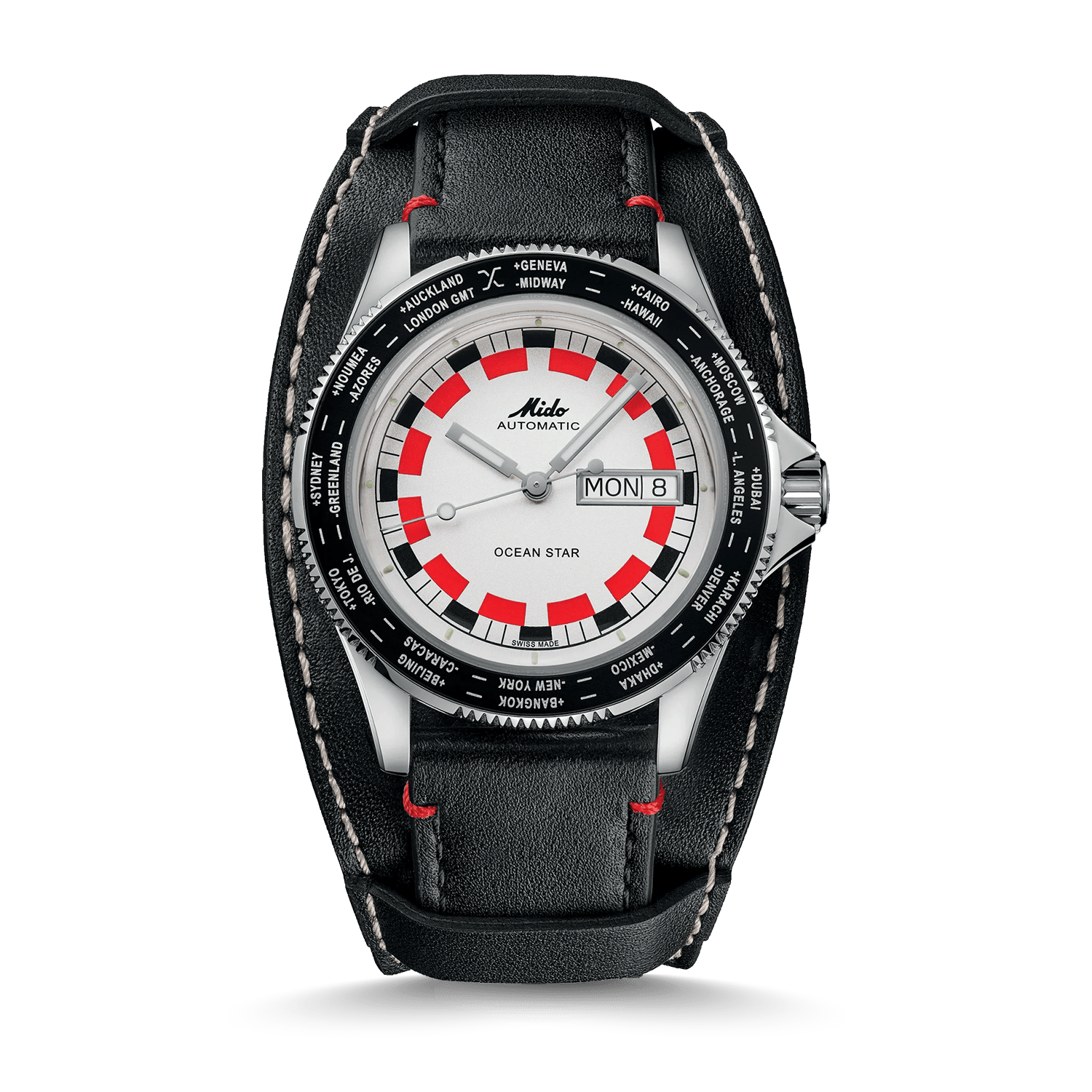 Mido Ocean Star Worldtimer Produktbild main 0