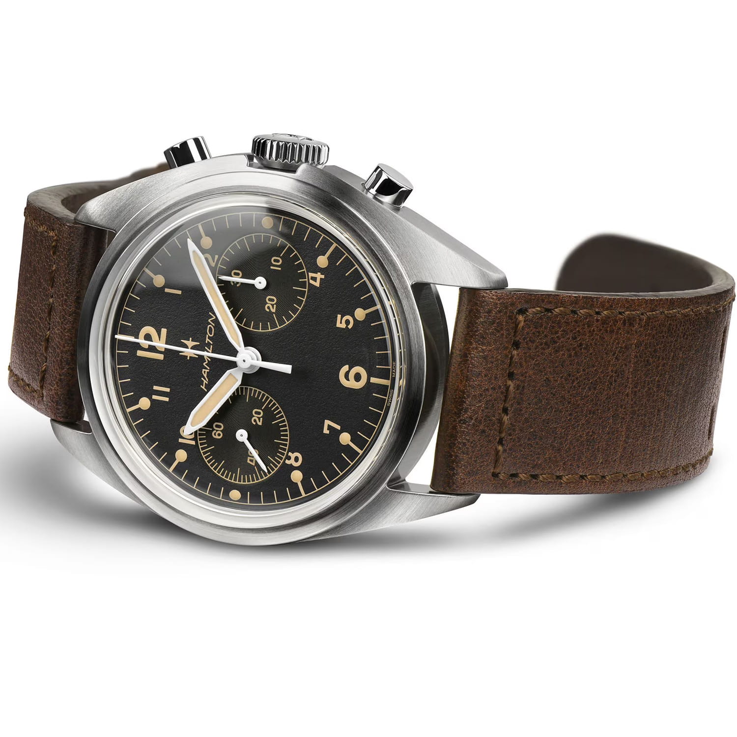 Hamilton Khaki Aviation Pioneer Mechanical Chrono Produktbild main 2