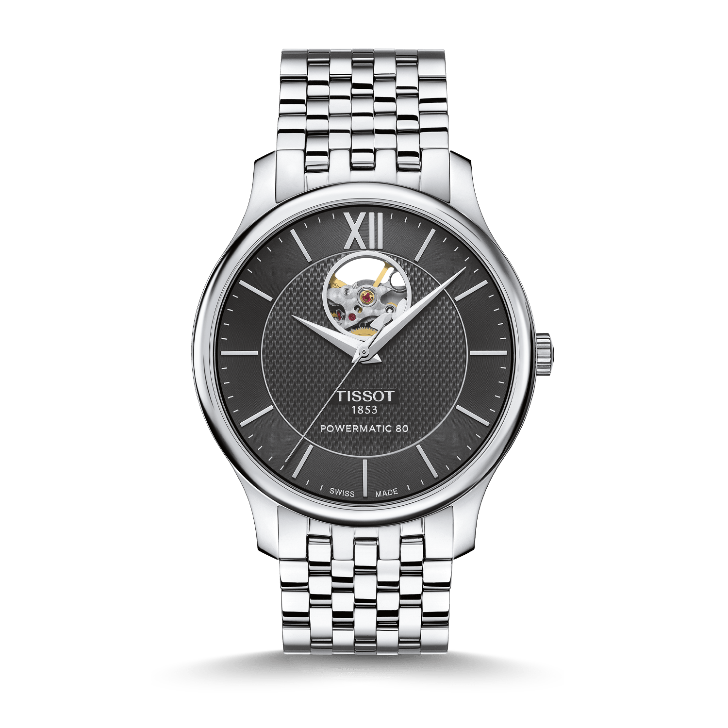 Tissot Tradition Powermatic 80 Open Heart  Produktbild main 0