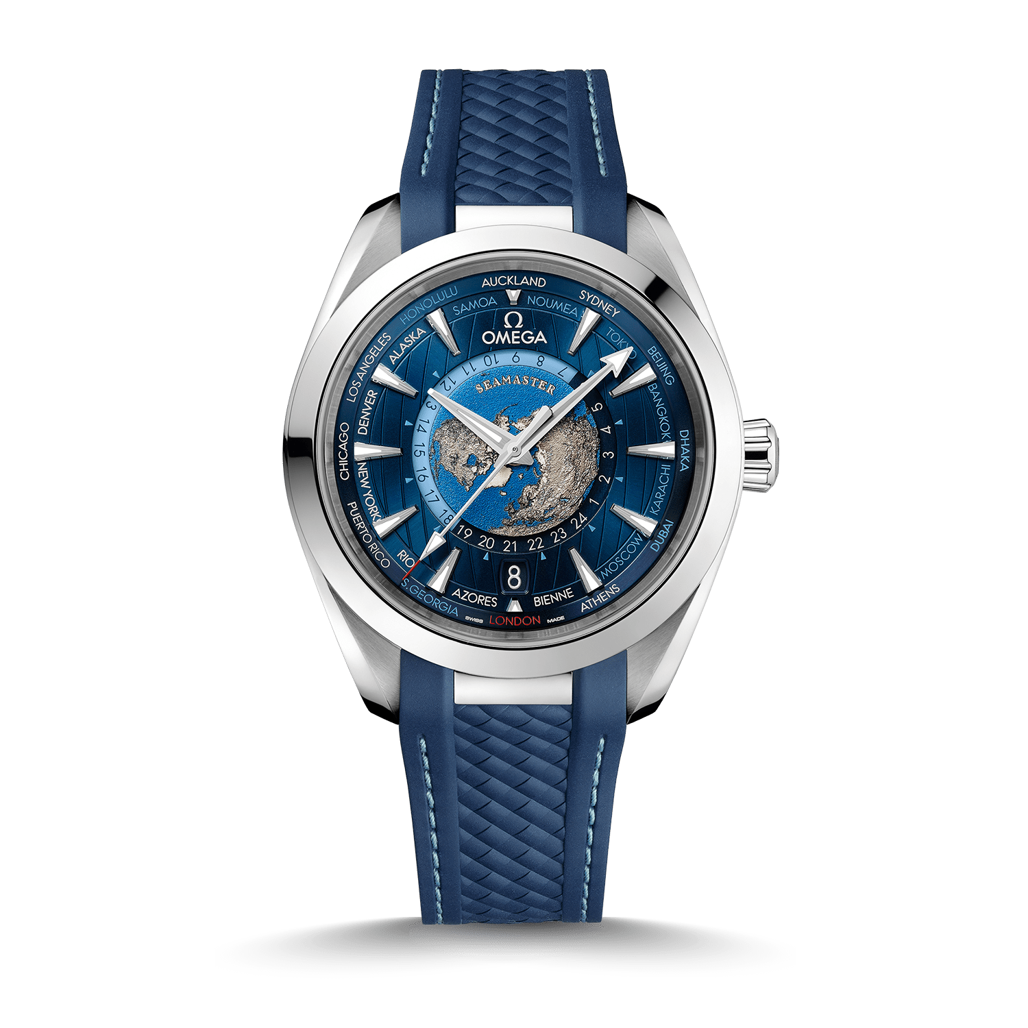 OMEGA Seamaster Aqua Terra GMT Worldtimer 43 OMEGA Seamaster Aqua Terra GMT Worldtimer 43