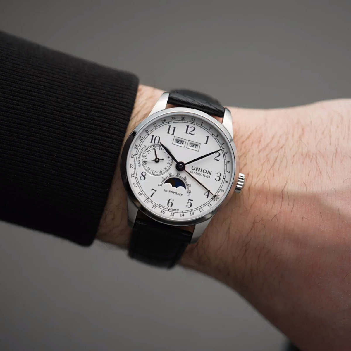 UNION Glashütte 1893 Johannes Dürrstein Edition Mondphase Produktbild main 2