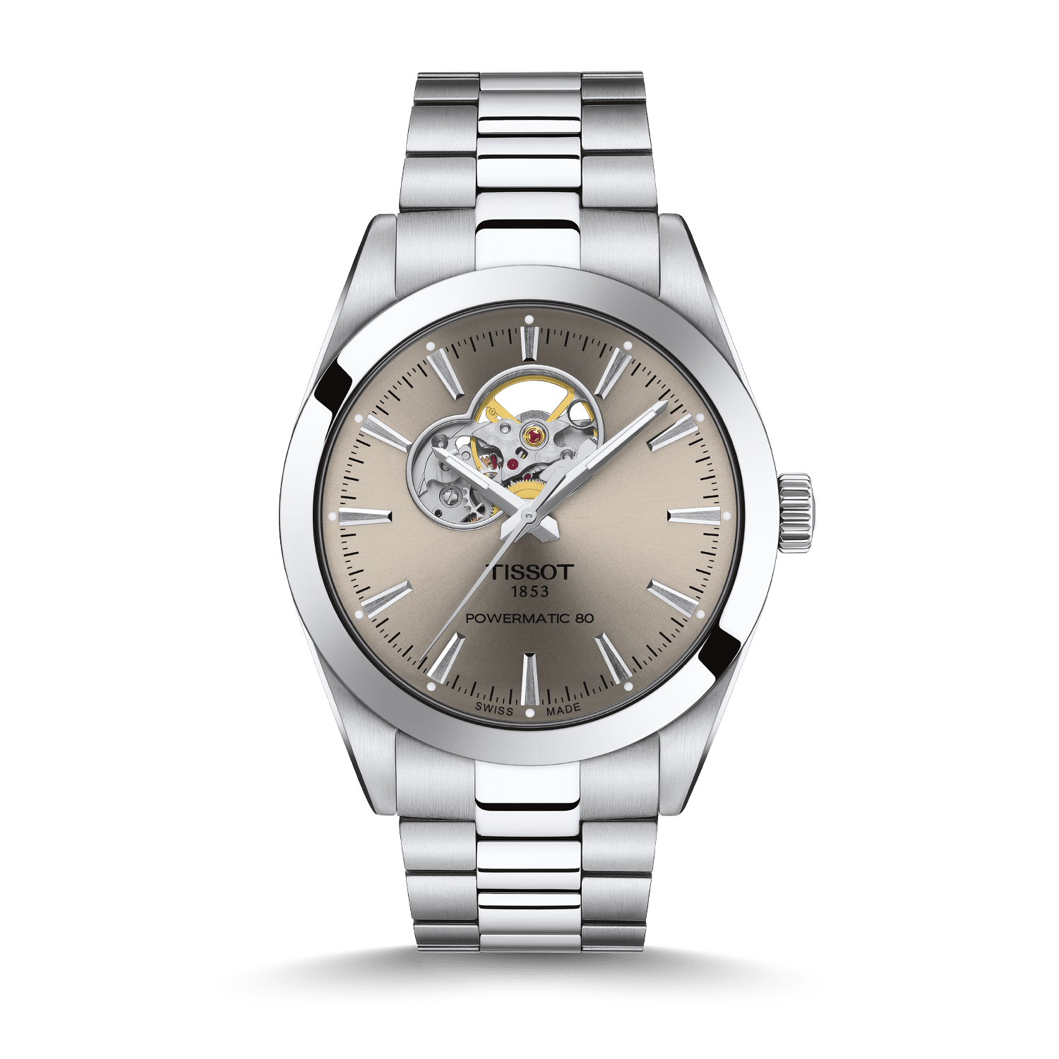 Tissot Gentleman Powermatic 80 Open Heart Produktbild main 0