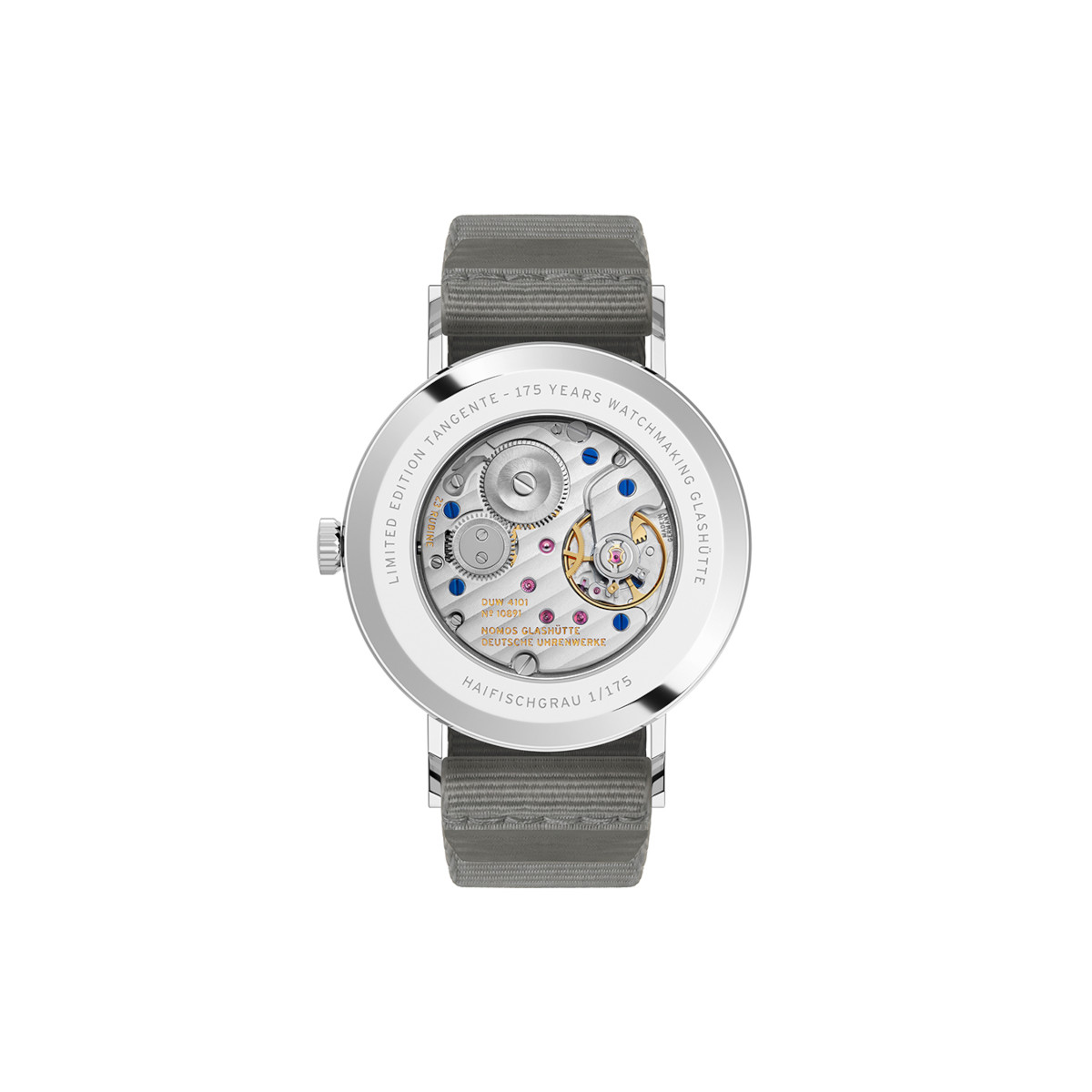 NOMOS Glashütte Tangente 38 Datum Haifischgrau Produktbild main 1
