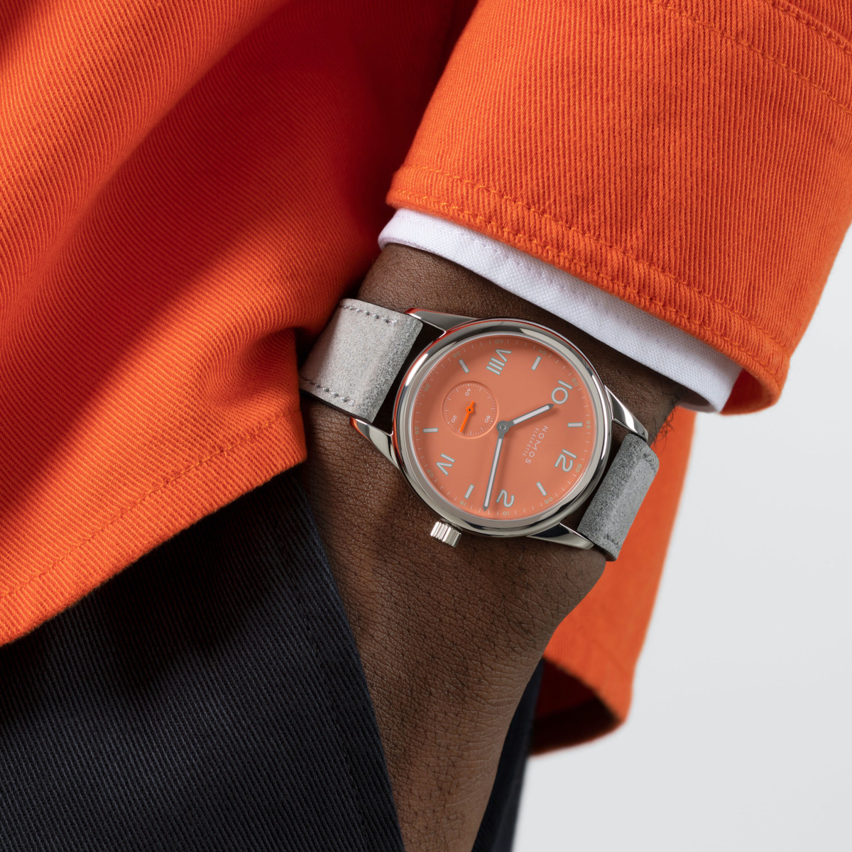 NOMOS Glashütte Club Campus 38 Cream Coral Produktbild main 3