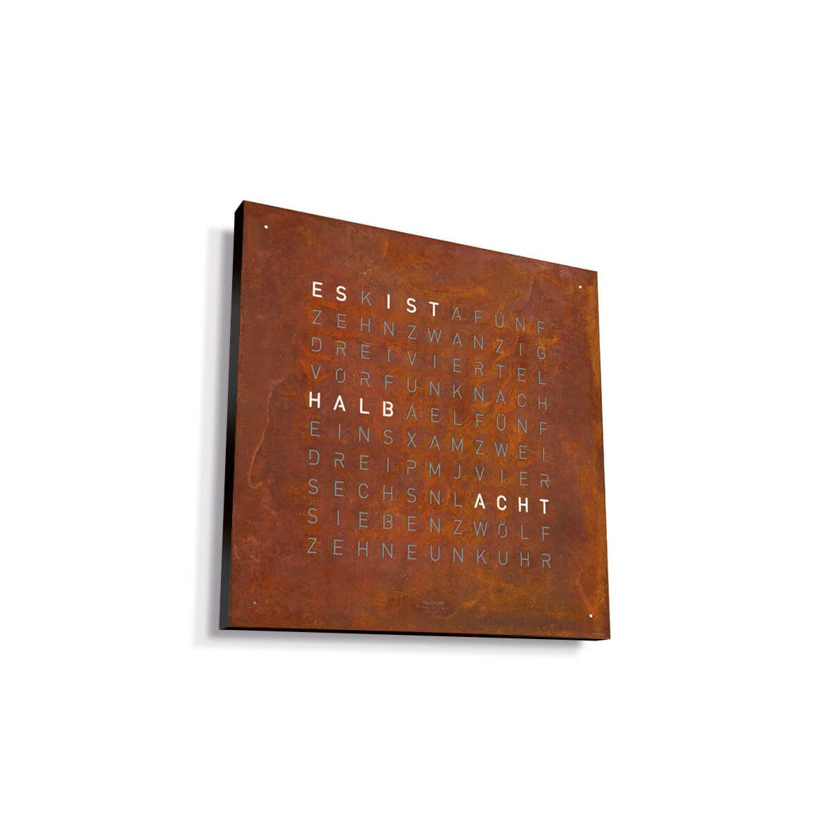 QLOCKTWO Earth 45 Creator´s Edition Rust DE Produktbild main 0