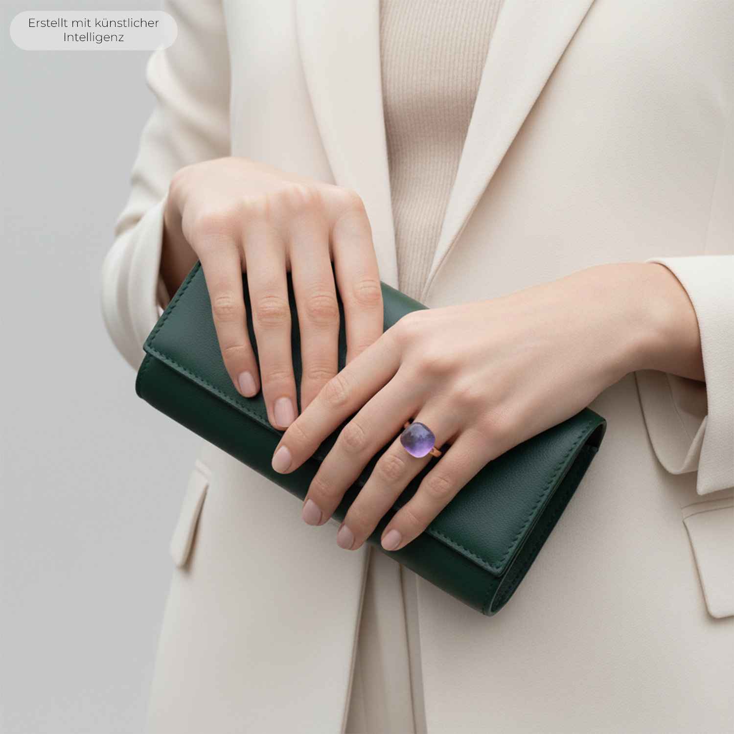 Bigli Mini Sweety Ring mit Amethyst und Lapislazuli – Ringweite 53 Produktbild main 4