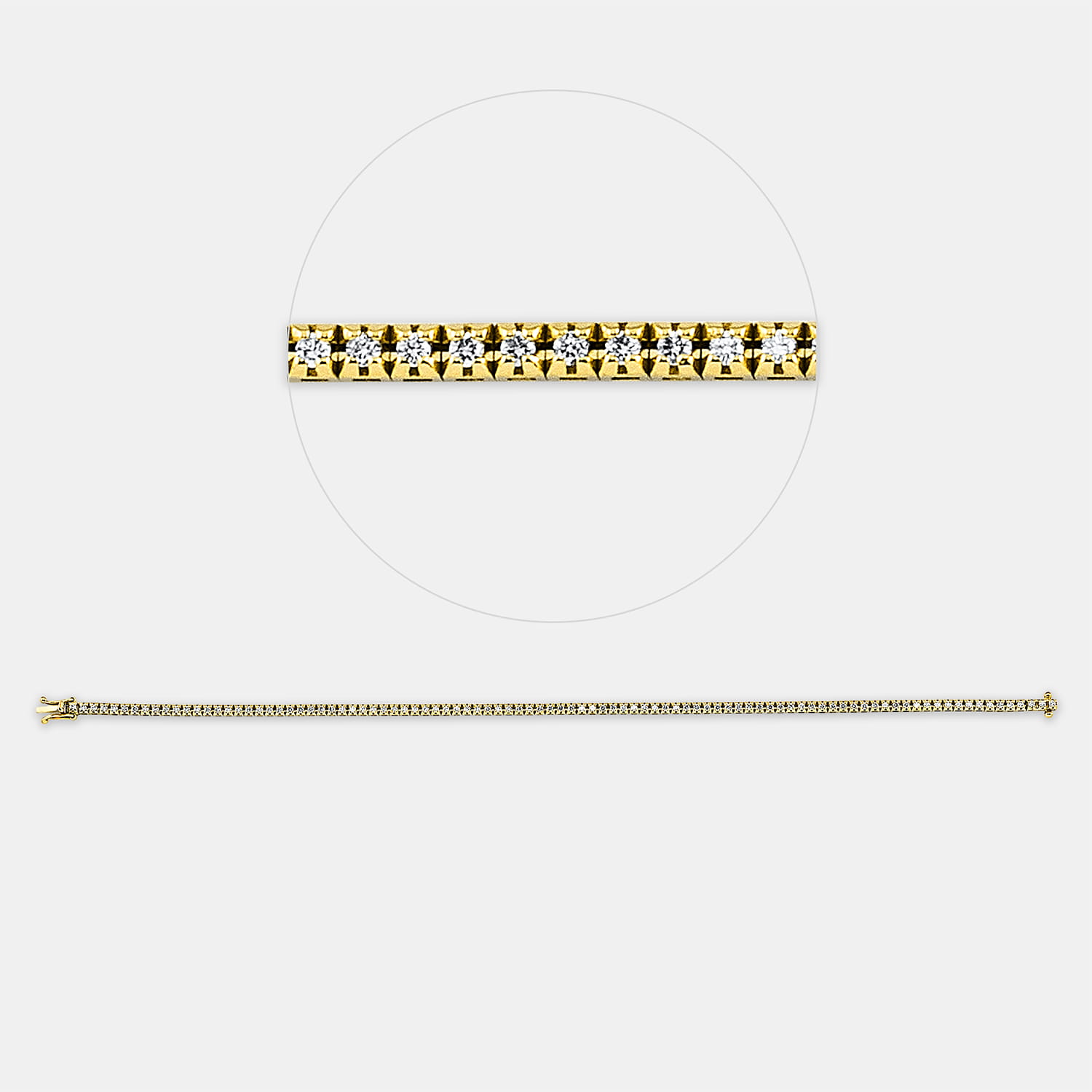 ALTHERR Diamonds Armband 4er Krappe 18kt Gelbgold 0,70 ct. Produktbild main 0