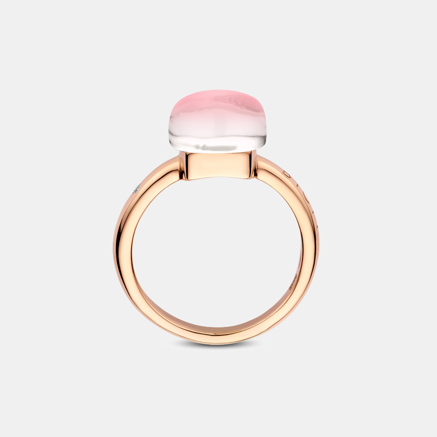 Bigli Mini Sweety Ring mit Rubin und Bergkristall – Ringweite 57 Produktbild main 1