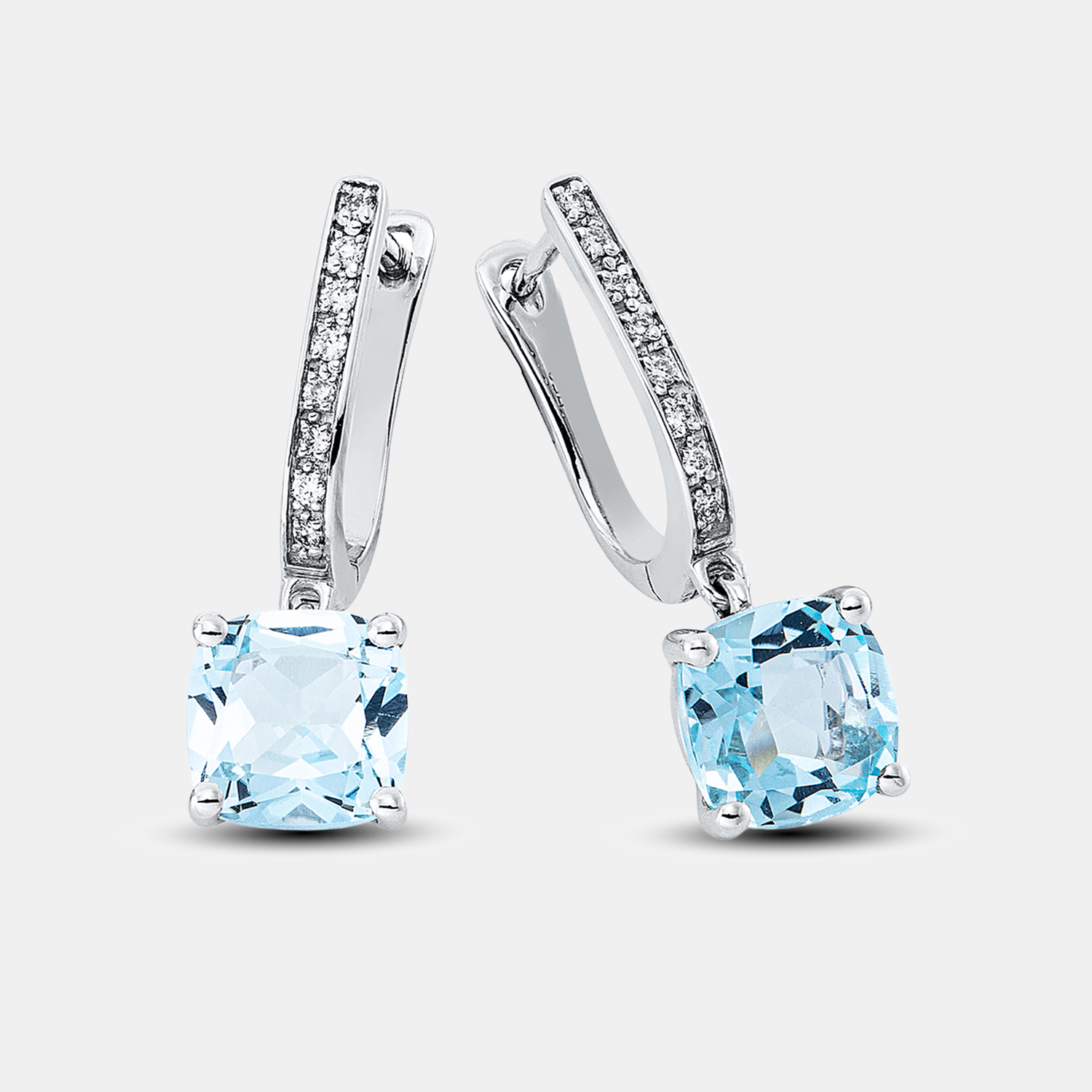 ALTHERR Diamonds Fashion Ohrringe mit Topas Sky Blue Produktbild main 0