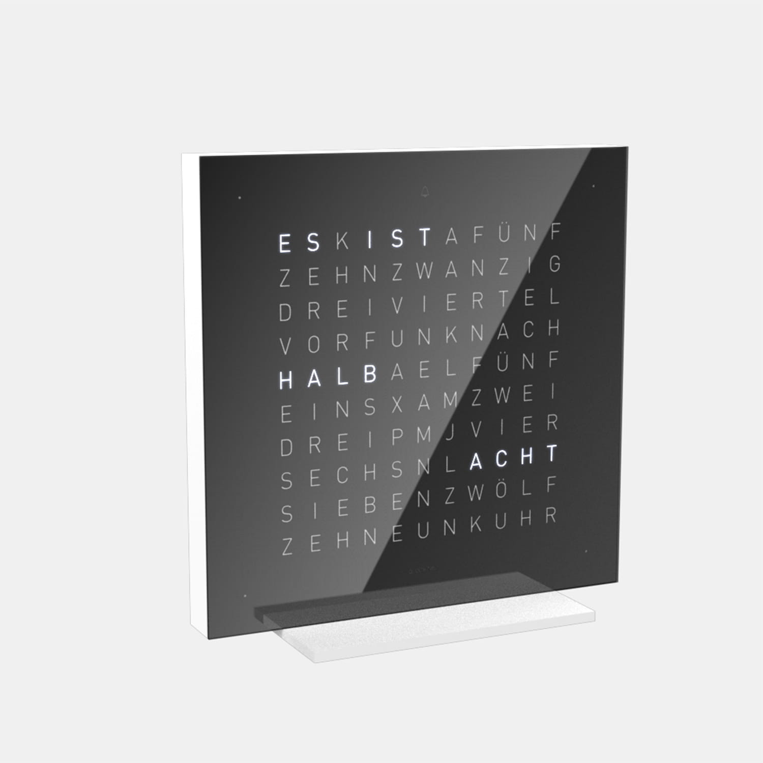 QLOCKTWO EARTH 13.5 Pure Black Ice Tea Produktbild main 1