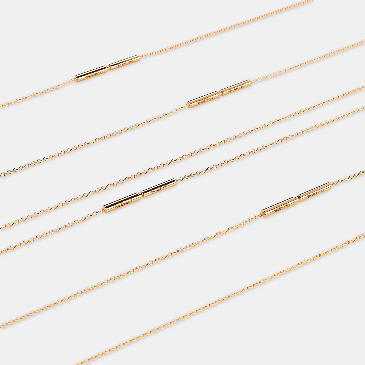 NIESSING Kette Fine Rose – 420 mm Länge Produktbild main 1