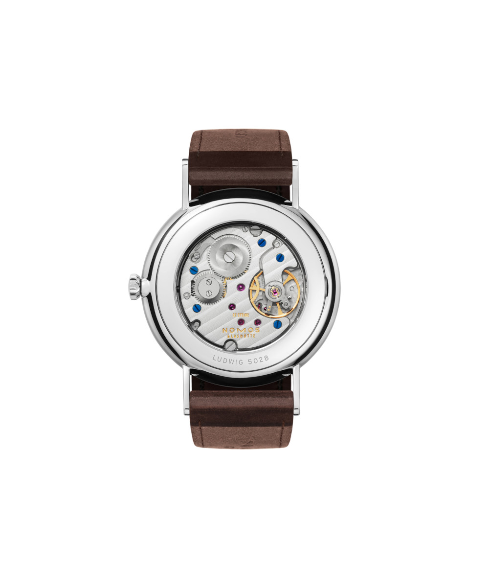 NOMOS Glashütte Ludwig 38 Emaille weiß Produktbild main 1