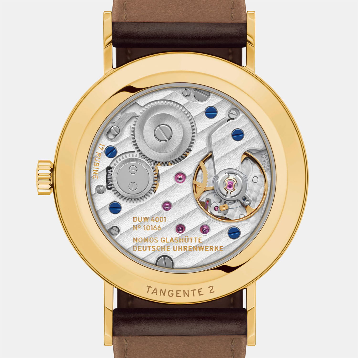NOMOS Glashütte Tangente Gold Produktbild main 3