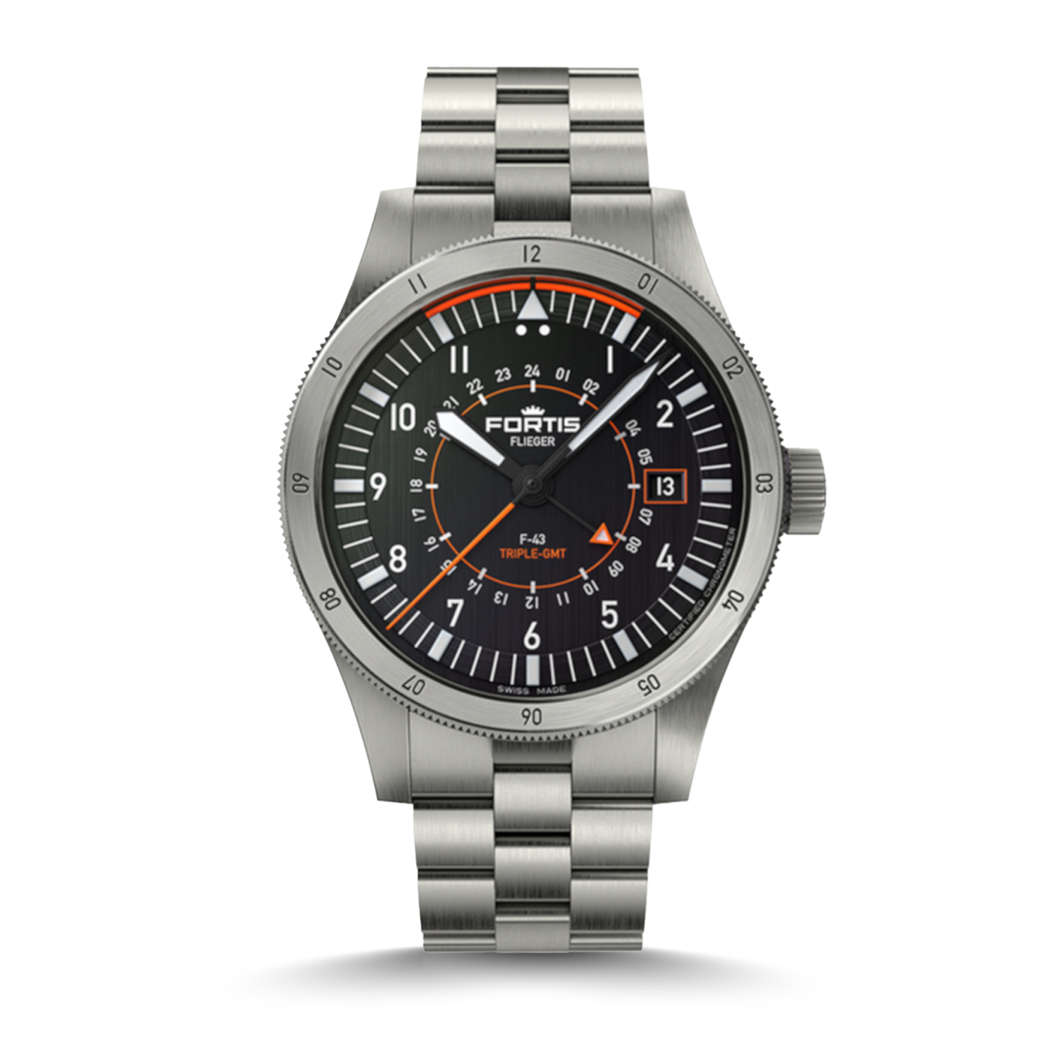 Fortis Flieger F-43 Triple-GMT CPO Fortis Flieger F-43 Triple-GMT CPO