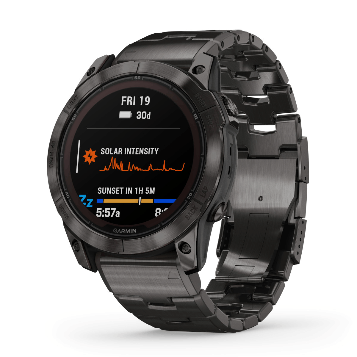 Garmin fēnix® 7X Pro Sapphire Solar Edition Titan Produktbild main 1