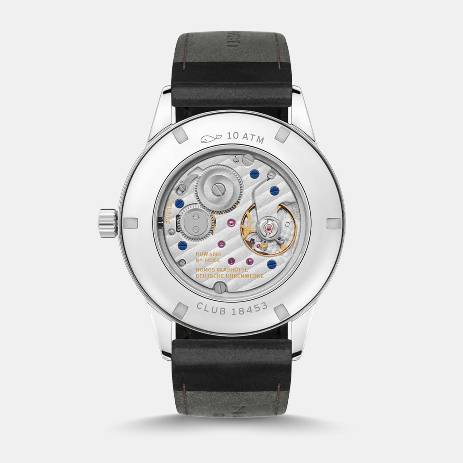 NOMOS Glashütte Club 38 Ruthenium Produktbild main 1