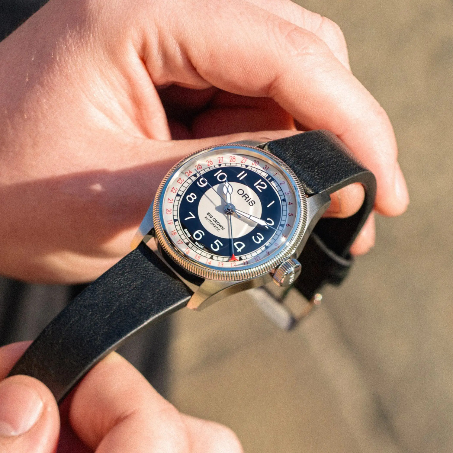 Oris Big Crown Pointer Date Bullseye Produktbild main 2