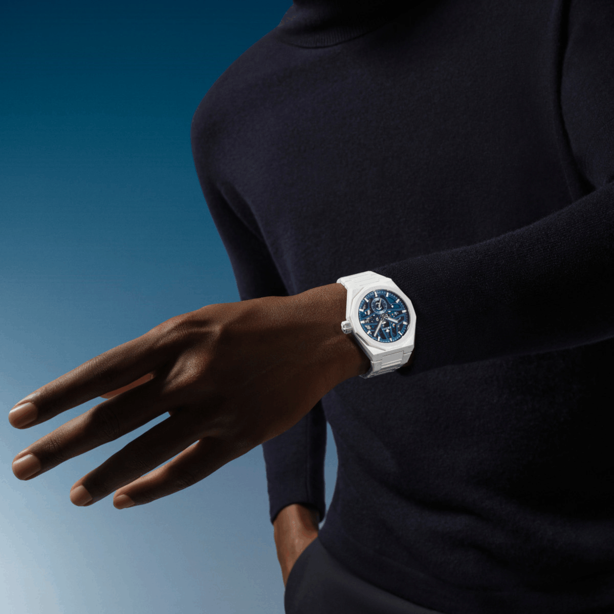 Zenith Defy Skyline White Ceramic Skeleton Produktbild main 4