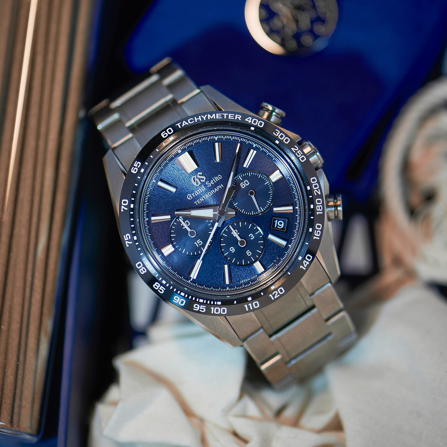 Cpo2 Fizzard Grand Seiko Tentagraph CPO2 SLGC001CPO2 Blaues Zifferblatt