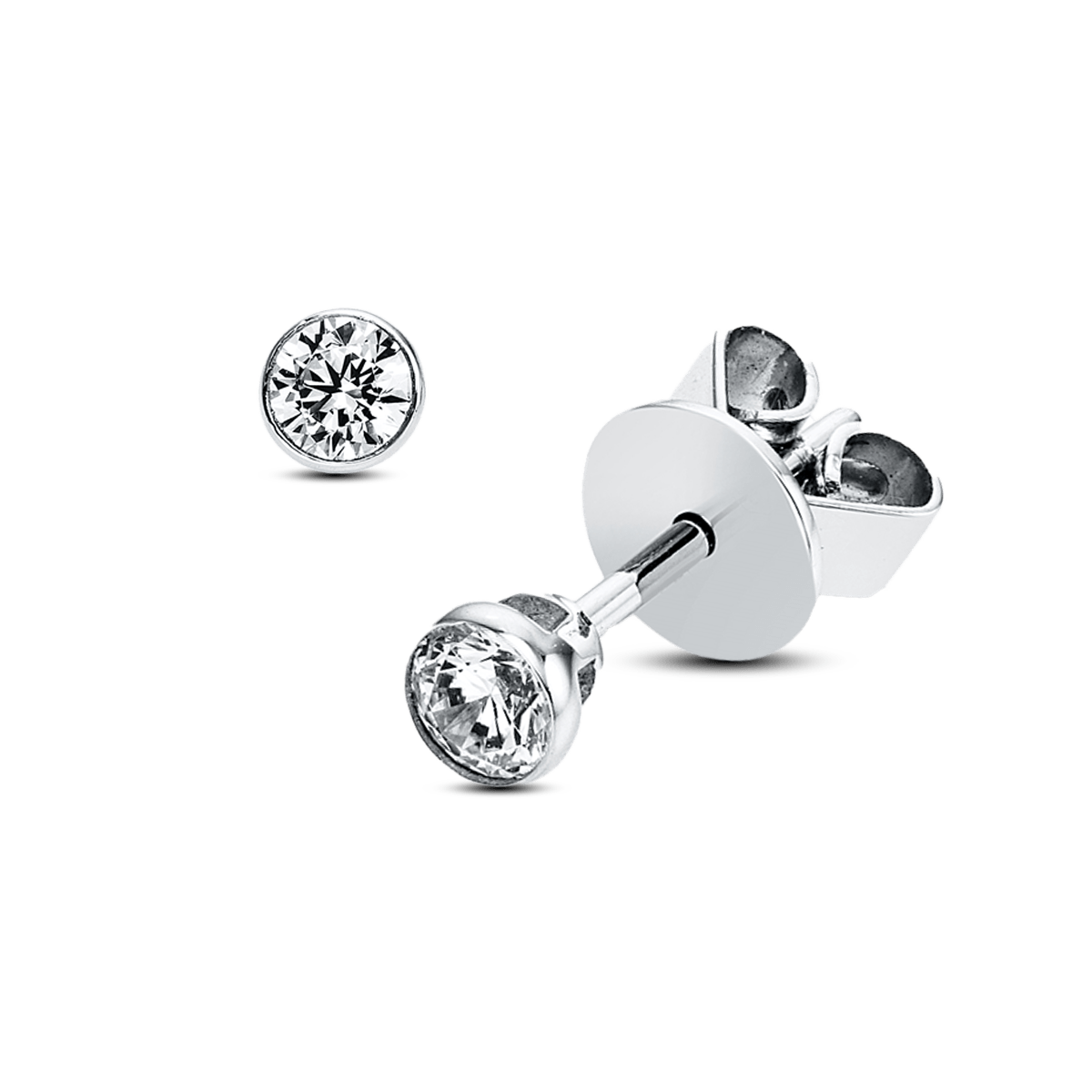 ALTHERR Diamonds Solitär Ohrstecker Zarge ALTHERR Diamonds Solitär Ohrstecker Zarge