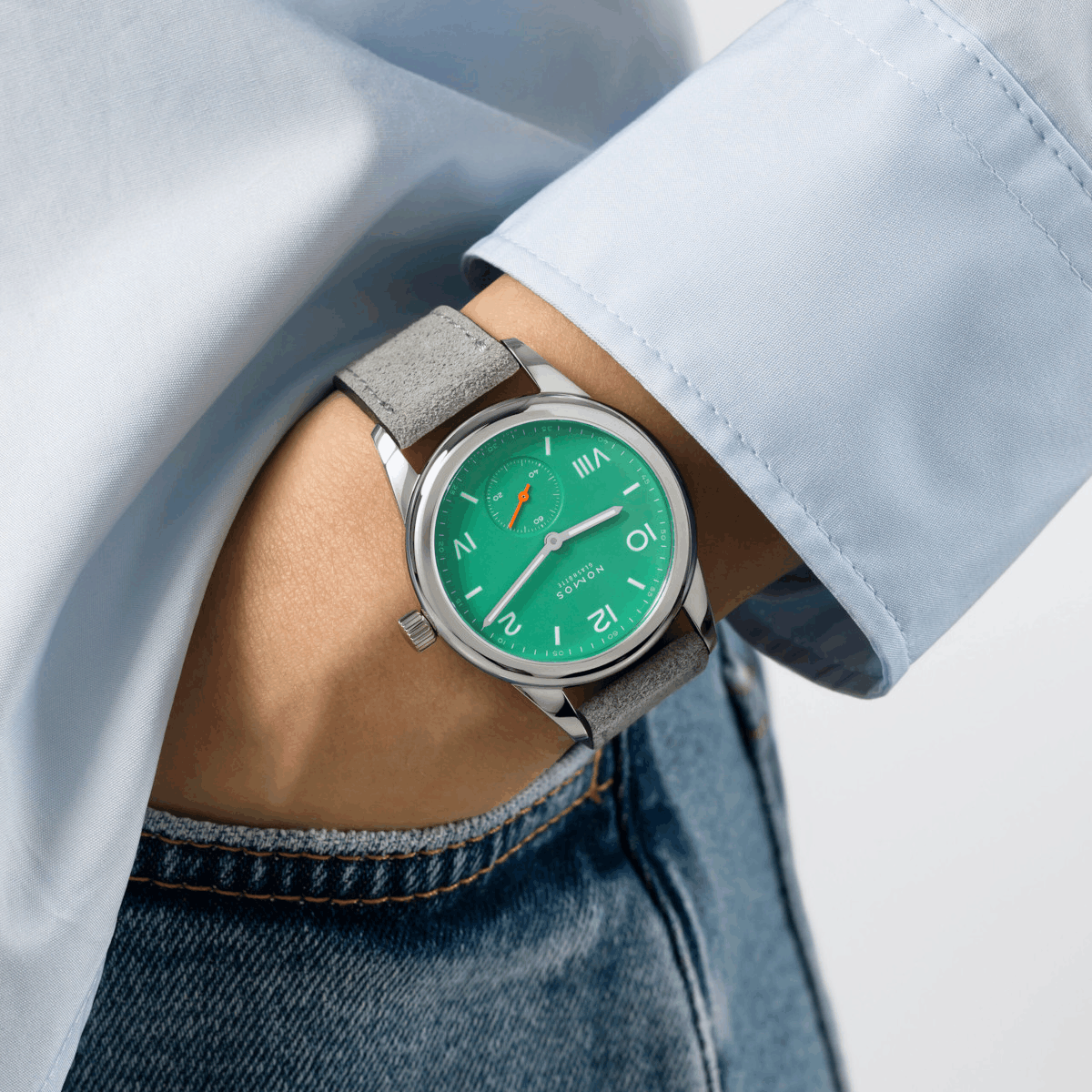 NOMOS Glashütte Club Campus Electric Green Produktbild main 4