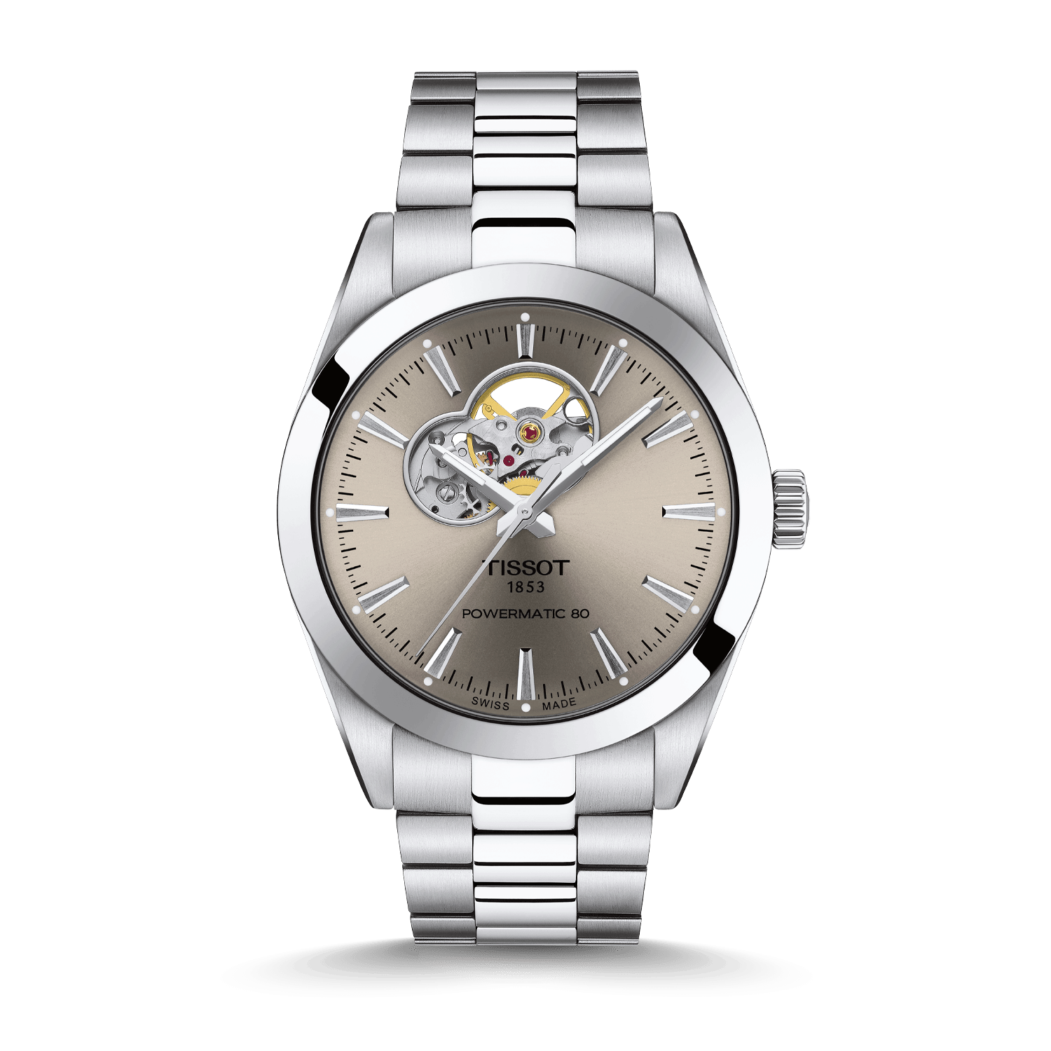 Tissot Gentleman Powermatic 80 Open Heart Produktbild main 0