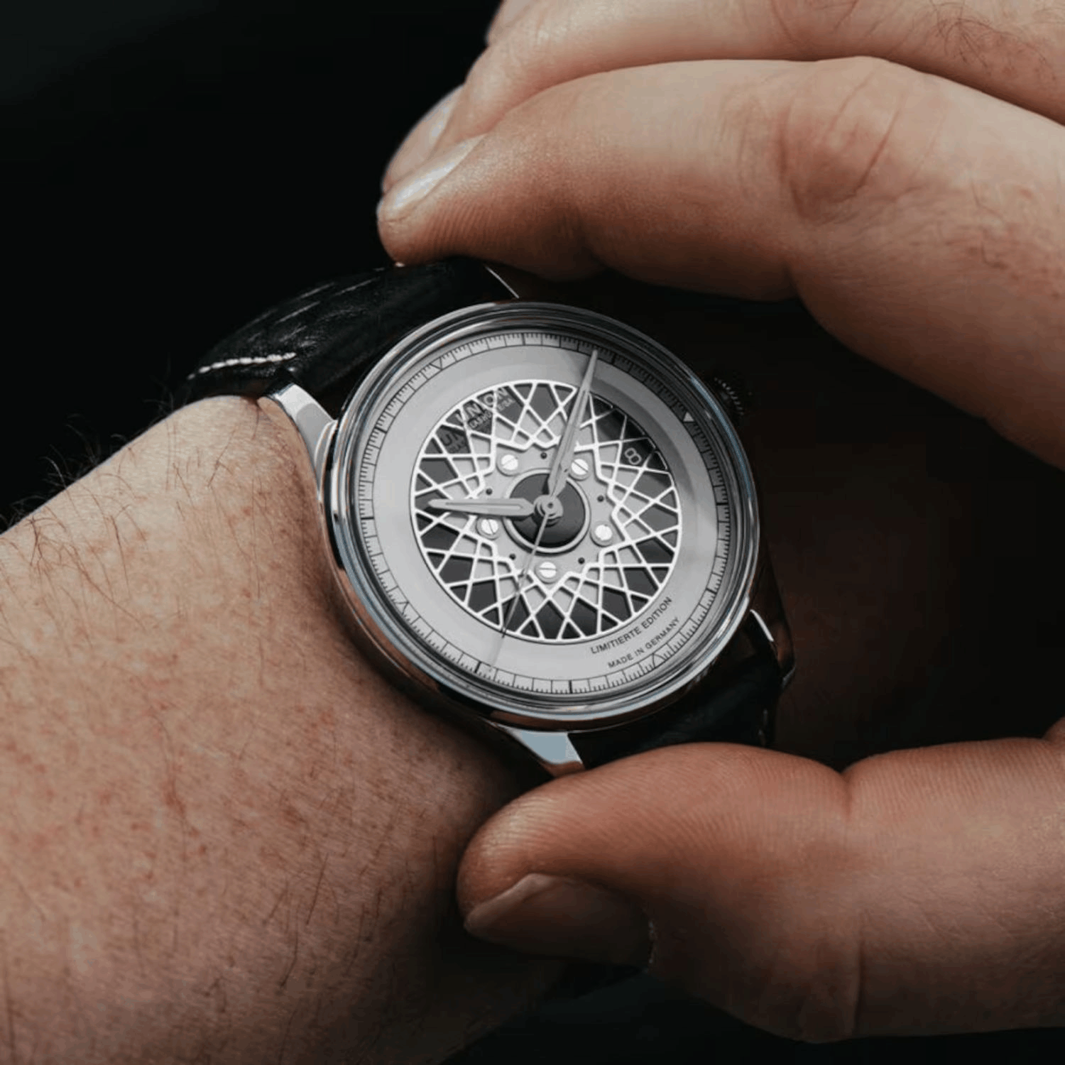 UNION Glashütte Noramis Date Limitierte Edition Deutschland Klassik 2024 Produktbild main 4